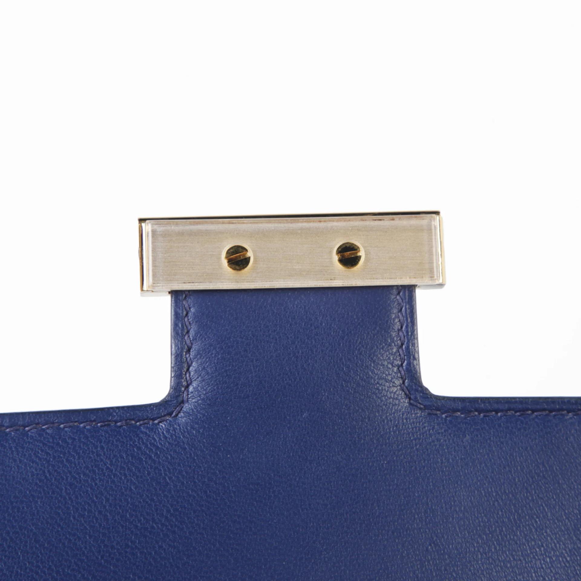 ランク A HERMÈS エルメス コンスタンス24 ブルーサフィール (73) エプソン ゴールド金具 X刻印 (2016) - 10