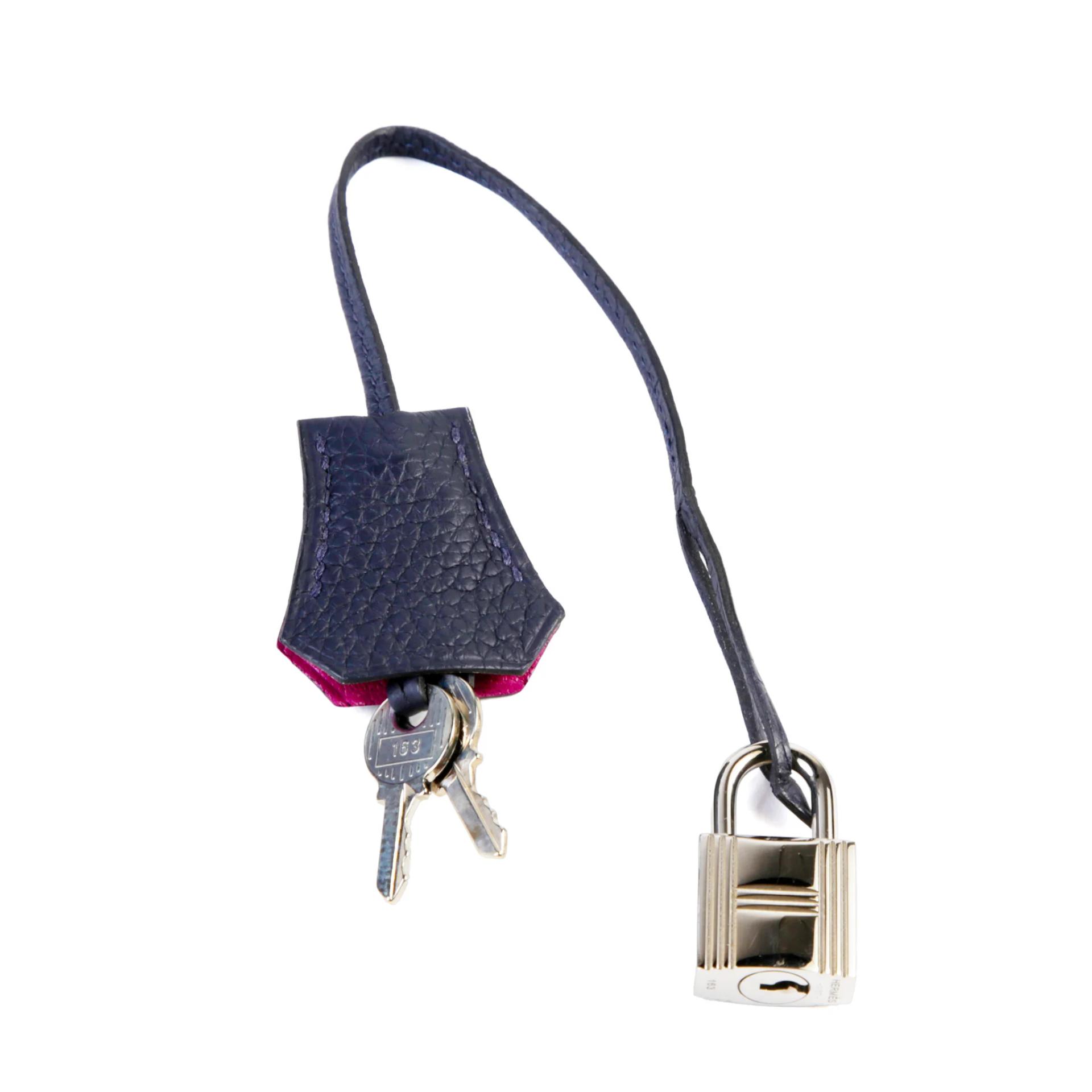 ランク A HERMÈS エルメス バーキン30 ヴェルソ ブルーニュイ (2Z) ローズパープル (L3) トリヨン シルバー金具 C刻印 (2018) - 14