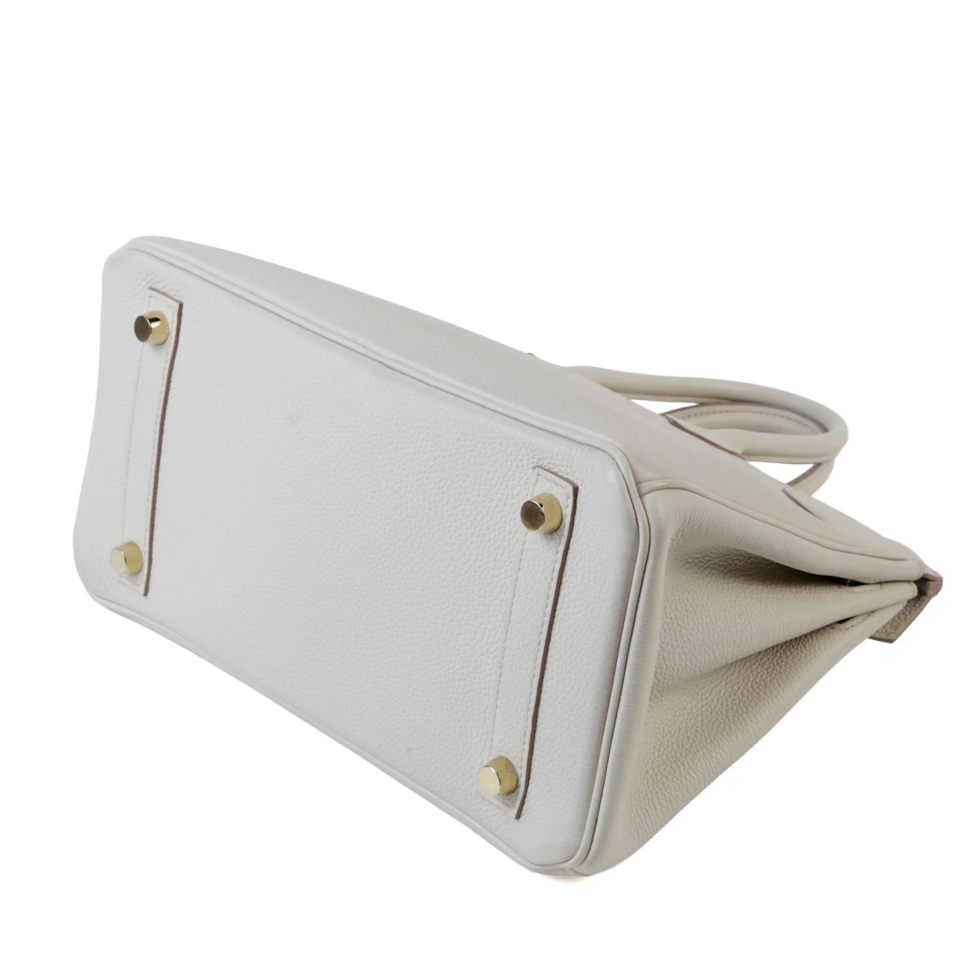 ランク A HERMÈS エルメス バーキン25 グリパール (80) トゴ ゴールド金具 C刻印 (2018) - 7