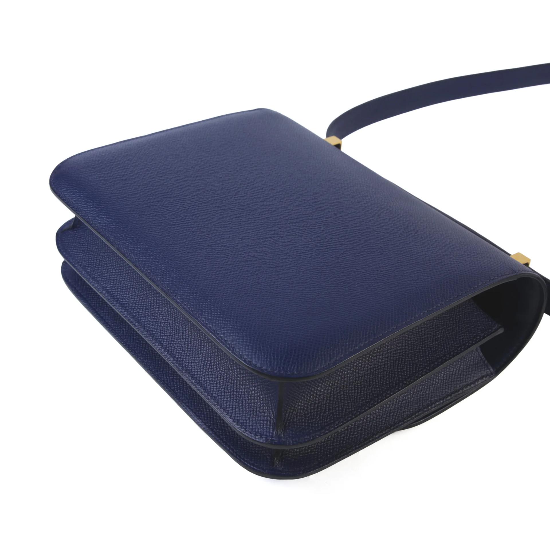 ランク A HERMÈS エルメス コンスタンス24 ブルーサフィール (73) エプソン ゴールド金具 X刻印 (2016) - 7
