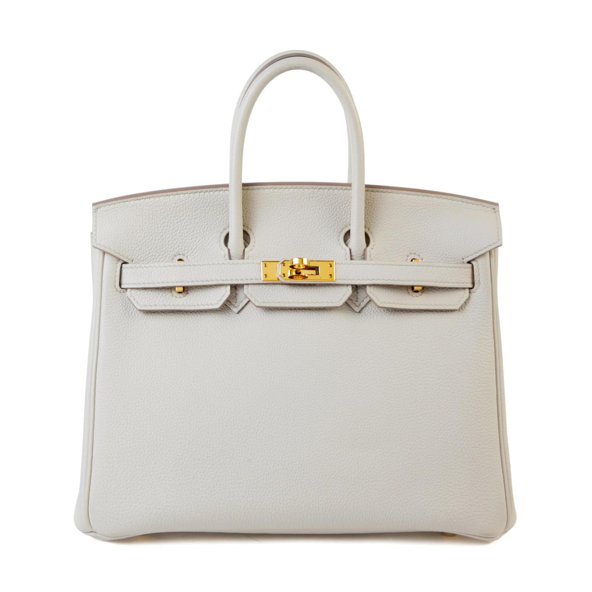 ランク A HERMÈS エルメス バーキン25 グリパール (80) トゴ ゴールド金具 C刻印 (2018) - 1