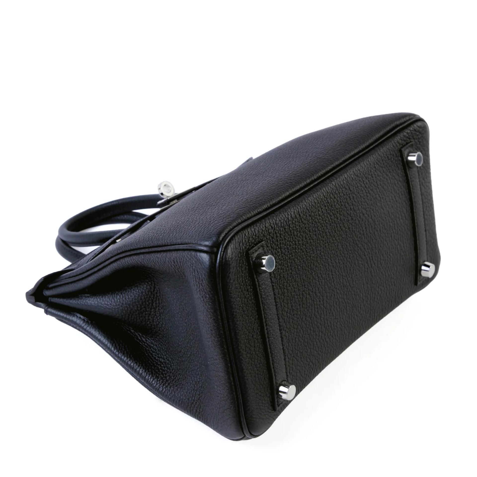 Brand New ( Rank N ) HERMÈS Birkin 25 Noir (89) Togo Palladium hardware G (2026) - 4