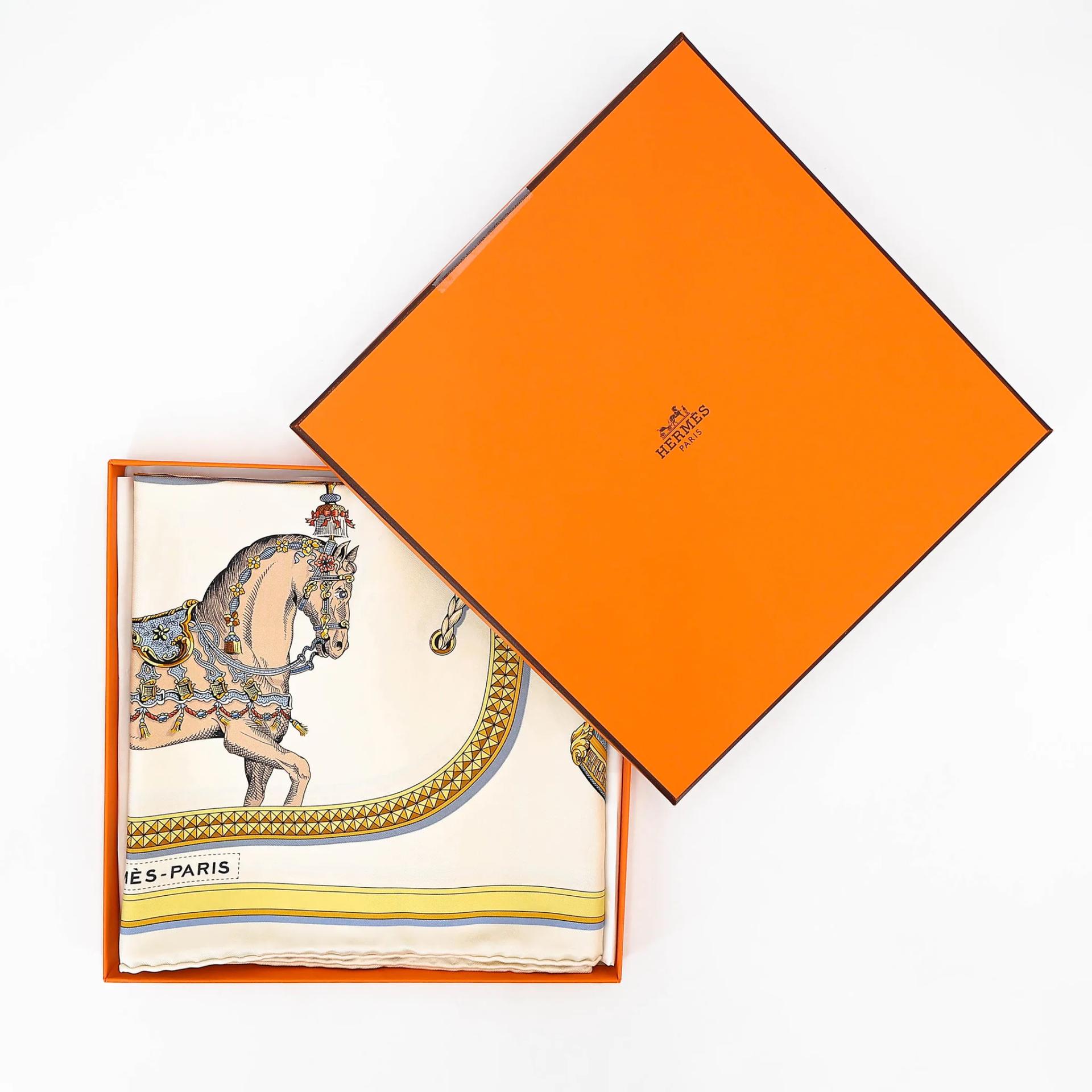ランク N 新品 HERMÈS エルメス カレ90 マルチカラー シルク - 7