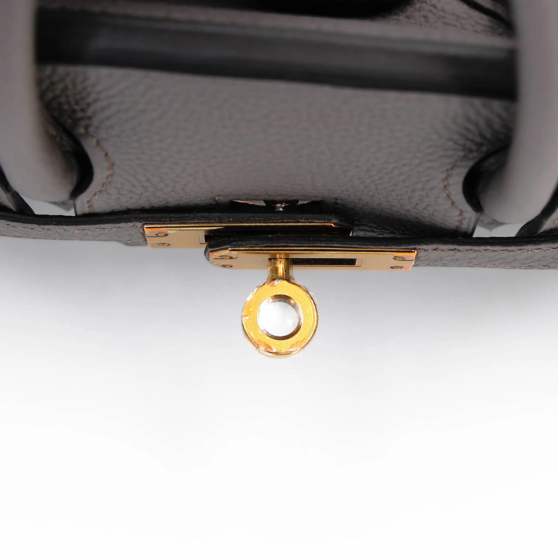 ランク SA HERMÈS エルメス バーキン25 エタン (8F) トゴ ピンクゴールド金具 D刻印 (2019) - 9