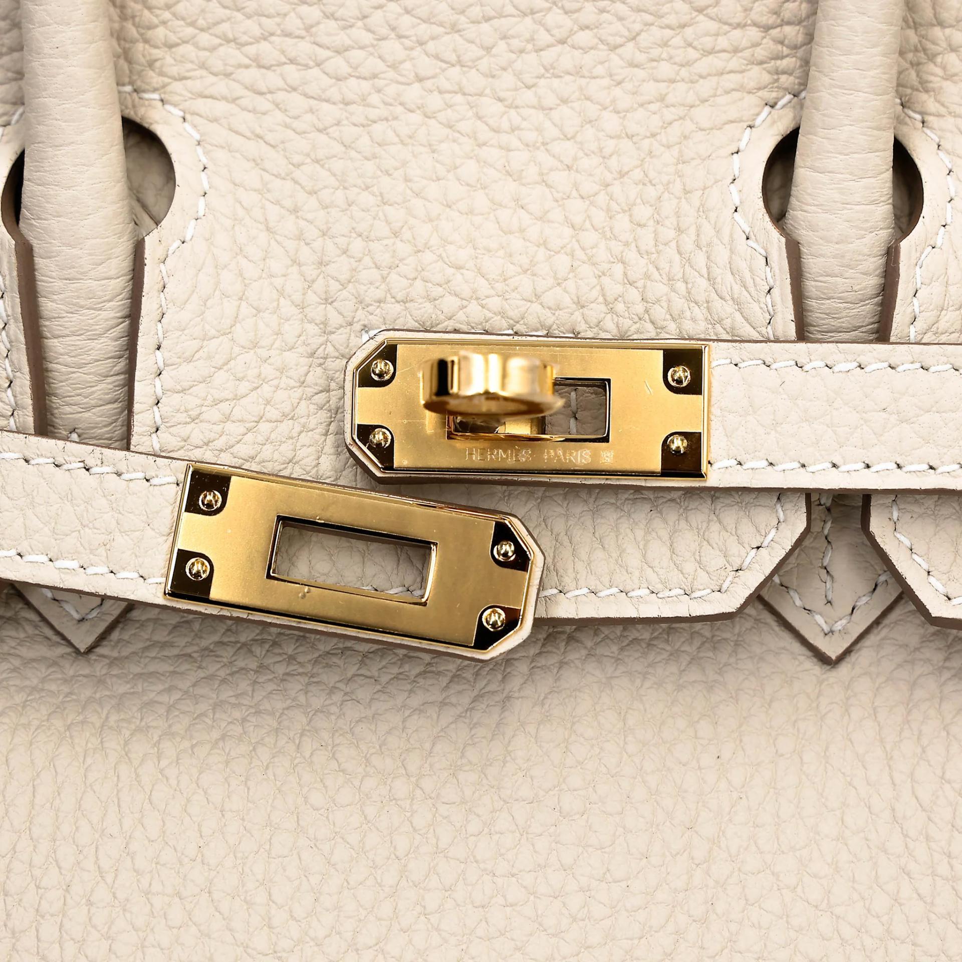ランク N 新品 HERMÈS エルメス バーキン25 クレ (10) トゴ ゴールド金具 G刻印 (2026) - 8