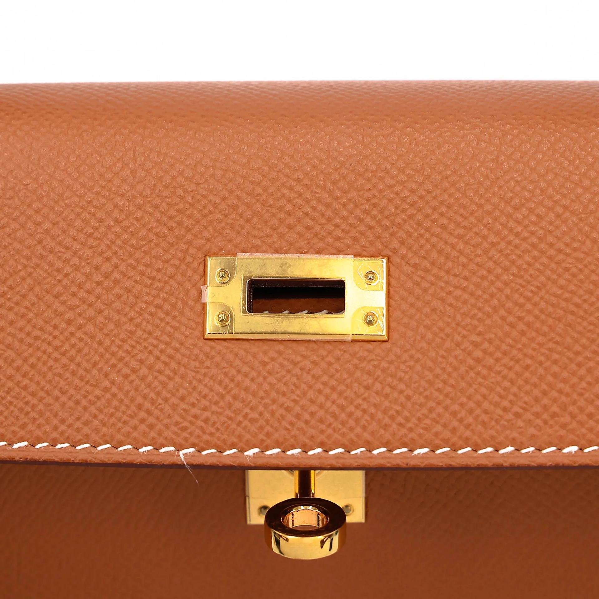 ランク SA HERMÈS エルメス ケリー25 セリエ ゴールド (37) エプソン ゴールド金具 Z刻印 (2021) - 17