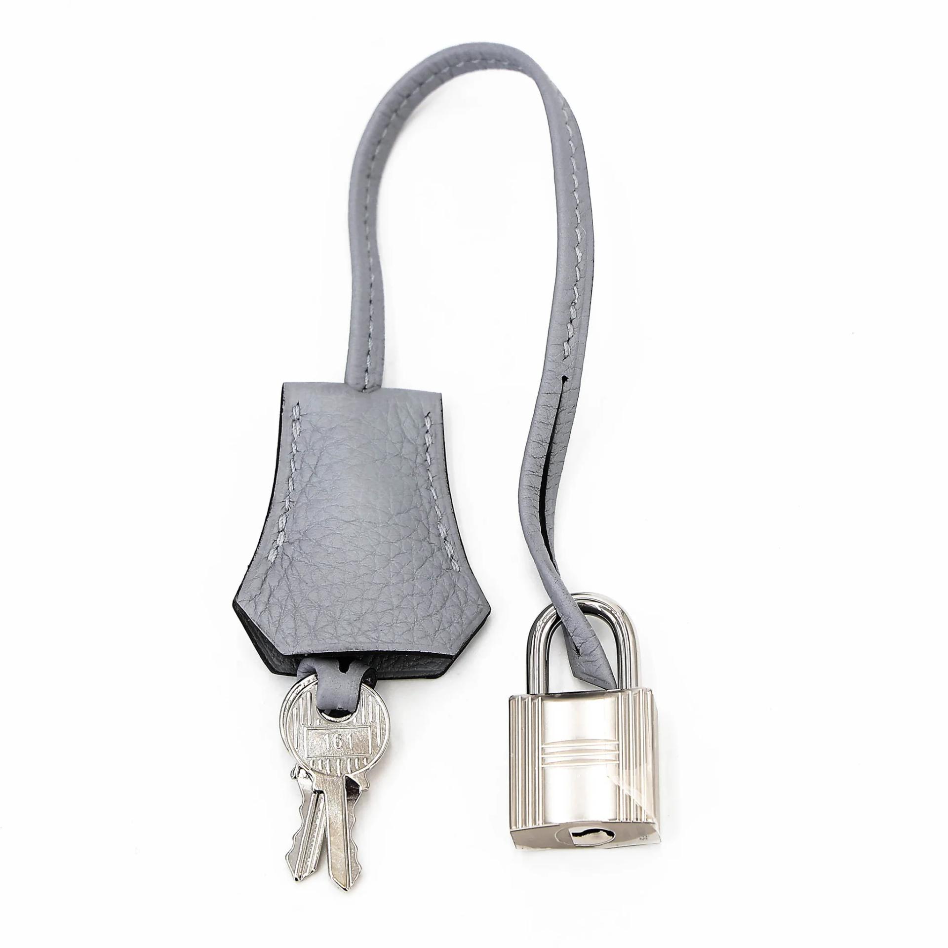 ランク N 新品 HERMÈS エルメス バーキン30 グリパンタン (P0) トゴ シルバー金具 K刻印 (2025) - 17