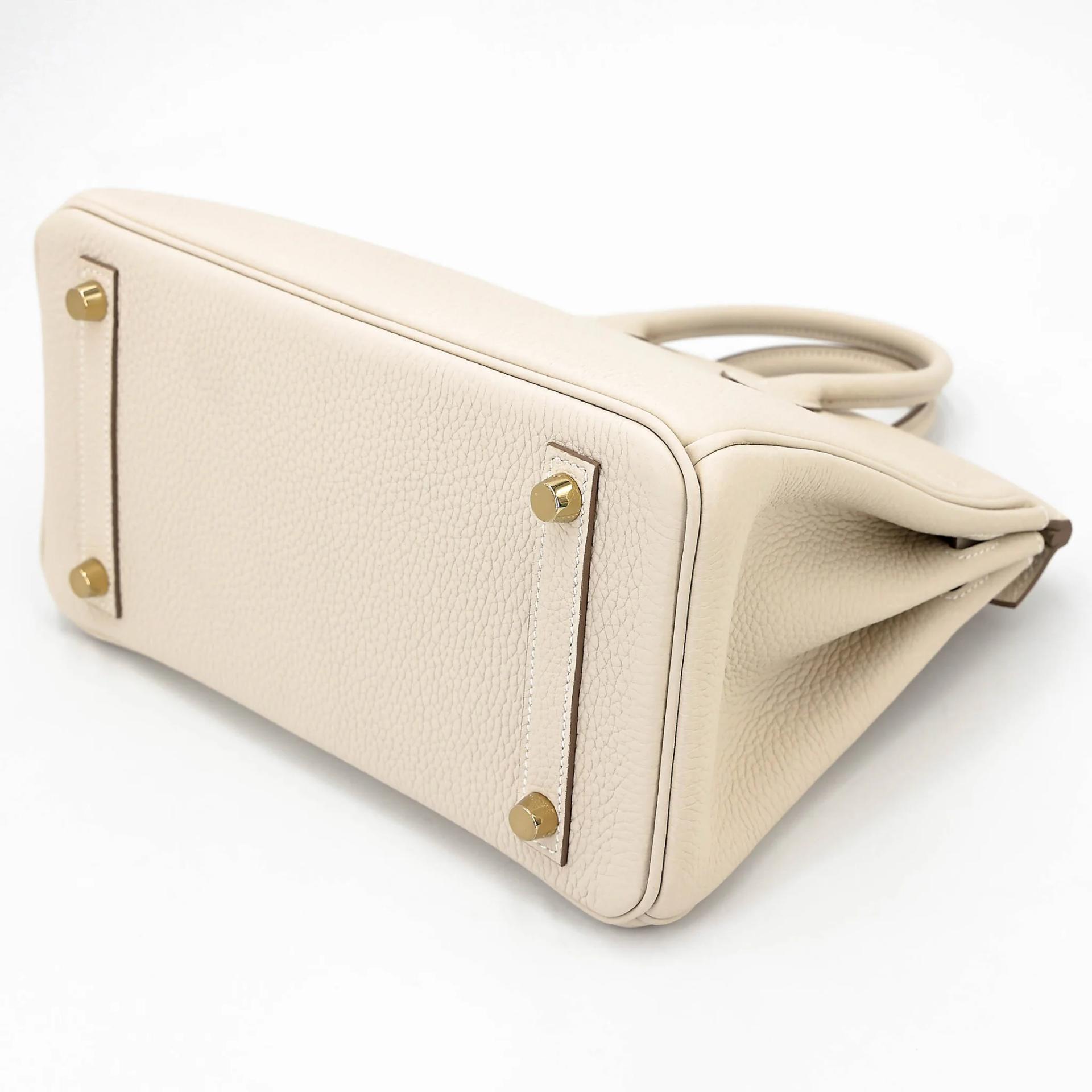 ランク N 新品 HERMÈS エルメス バーキン25 クレ (10) トゴ ゴールド金具 G刻印 (2026) - 6
