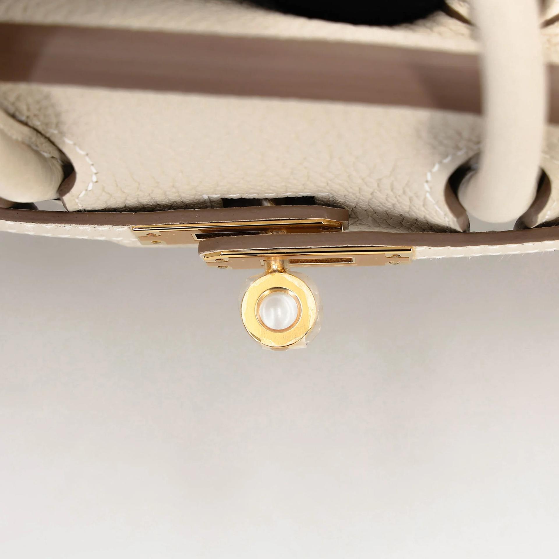 ランク N 新品 HERMÈS エルメス バーキン25 クレ (10) トゴ ゴールド金具 G刻印 (2026) - 9
