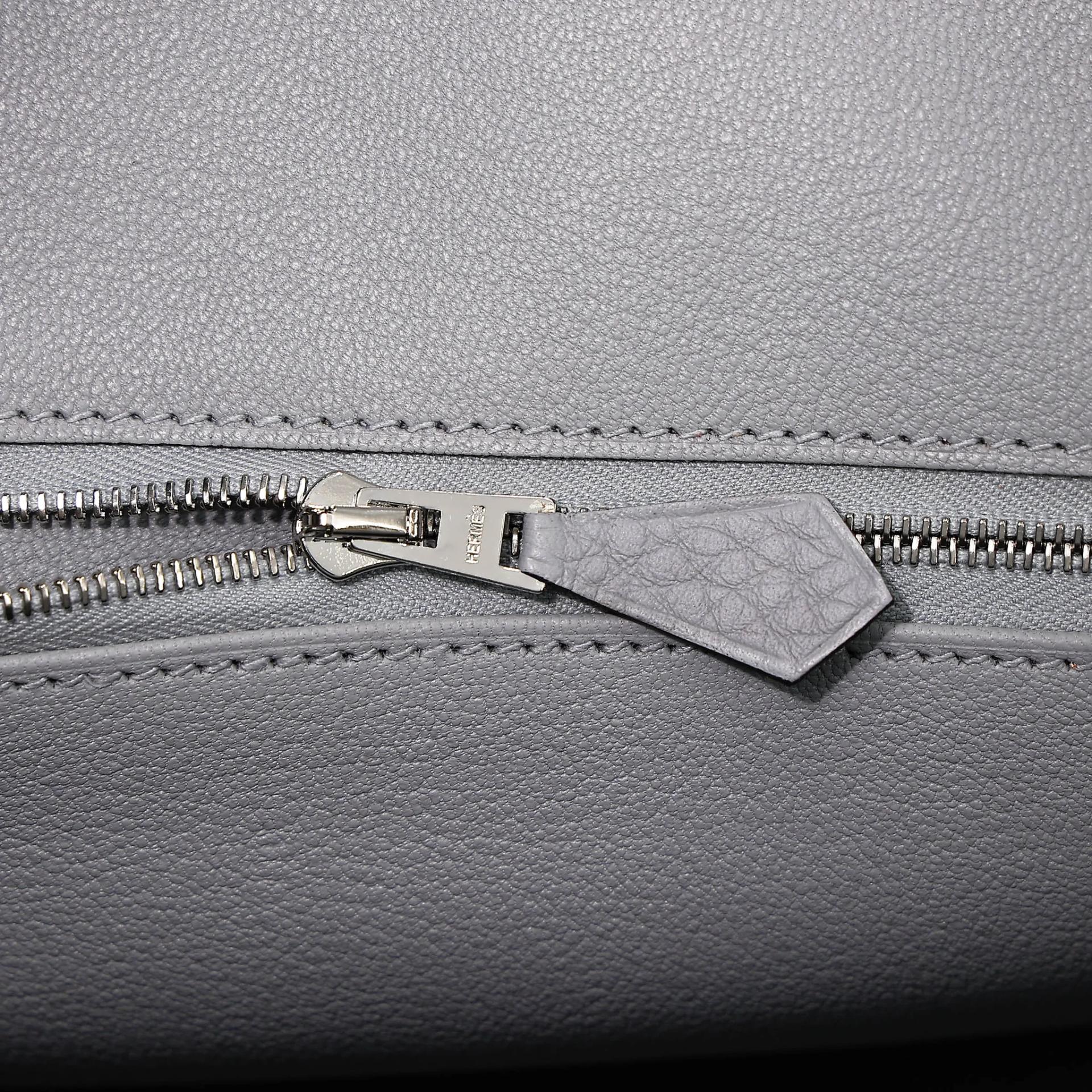 ランク N 新品 HERMÈS エルメス バーキン30 グリパンタン (P0) トゴ シルバー金具 K刻印 (2025) - 11