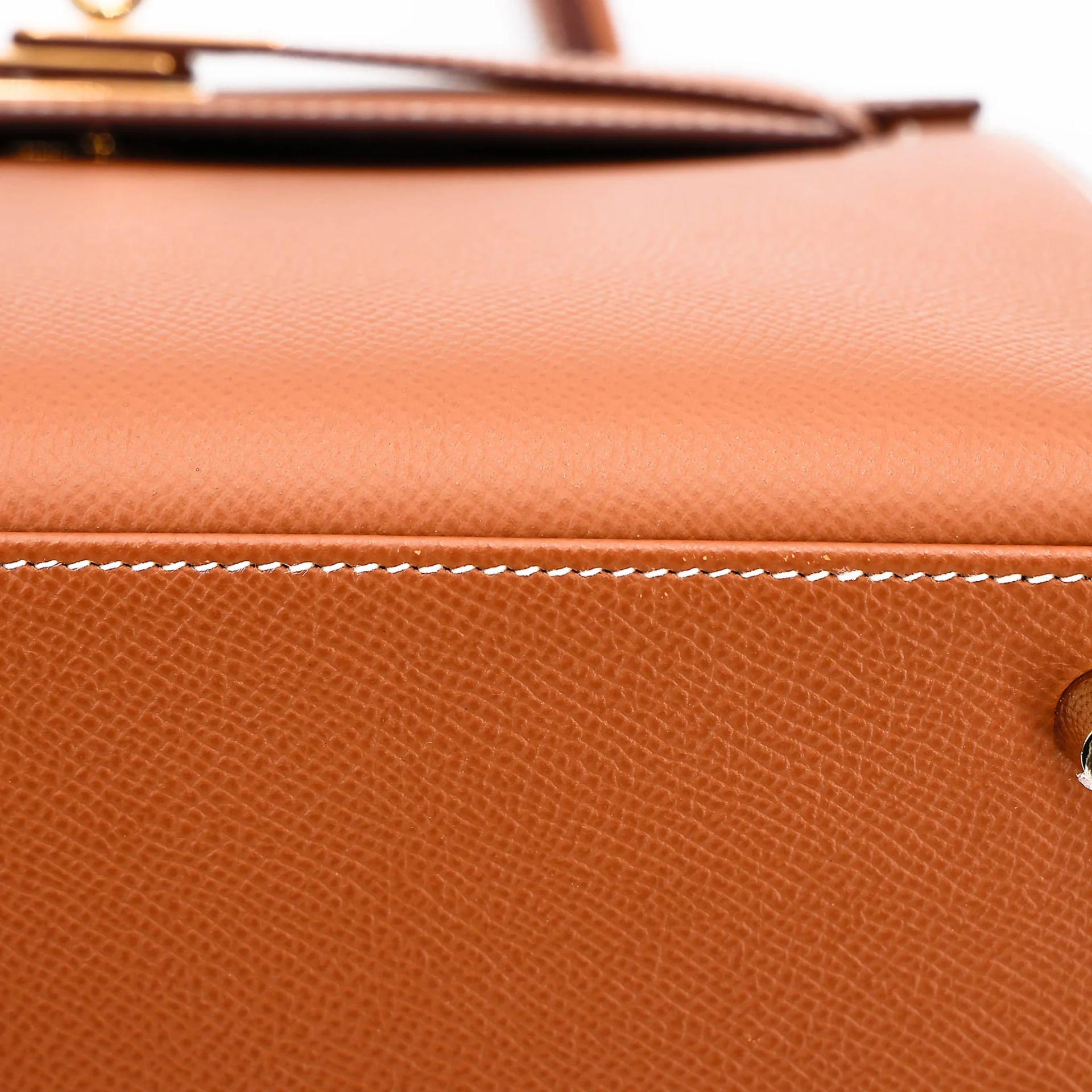 ランク SA HERMÈS エルメス ケリー25 セリエ ゴールド (37) エプソン ゴールド金具 Z刻印 (2021) - 8