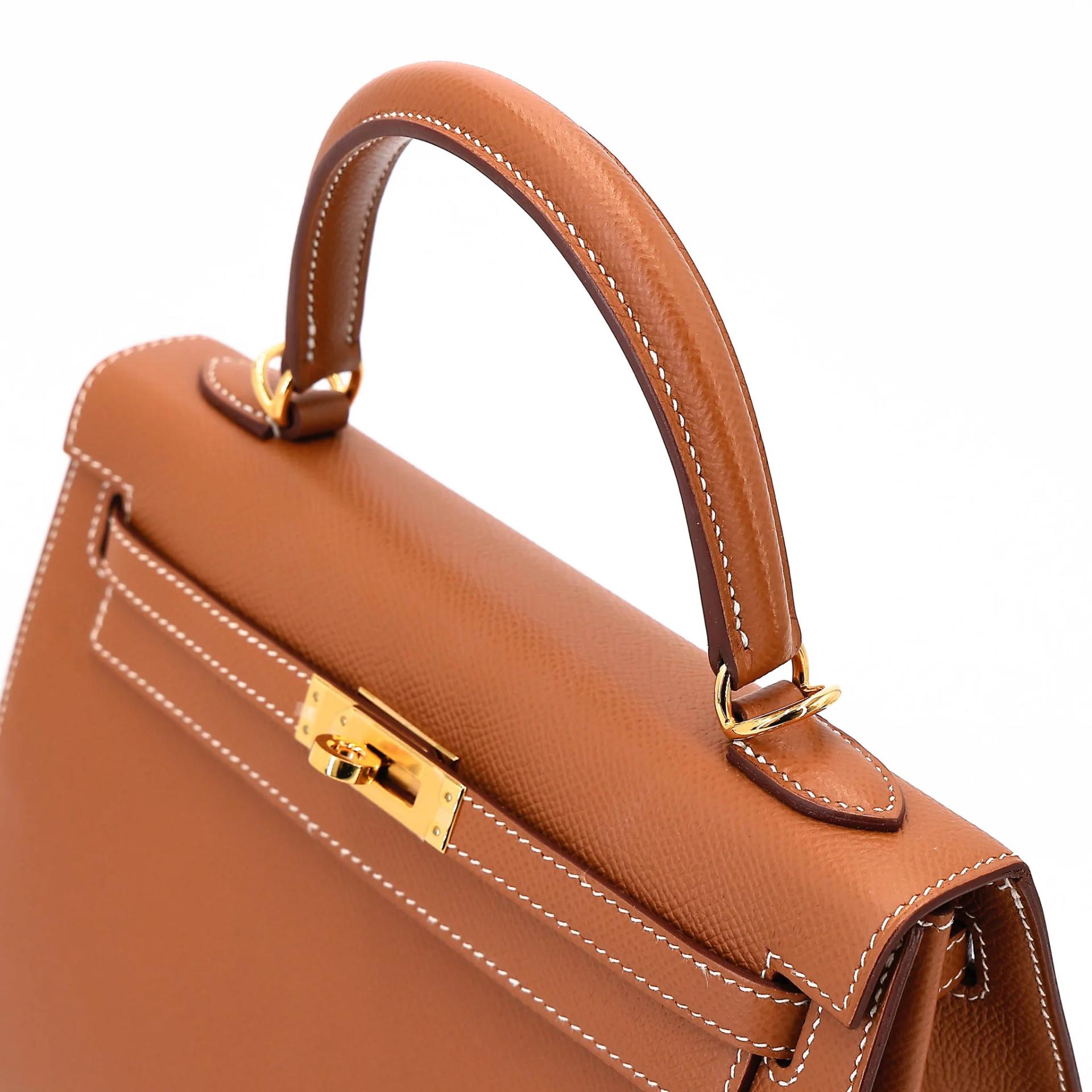 ランク SA HERMÈS エルメス ケリー25 セリエ ゴールド (37) エプソン ゴールド金具 Z刻印 (2021) - 3