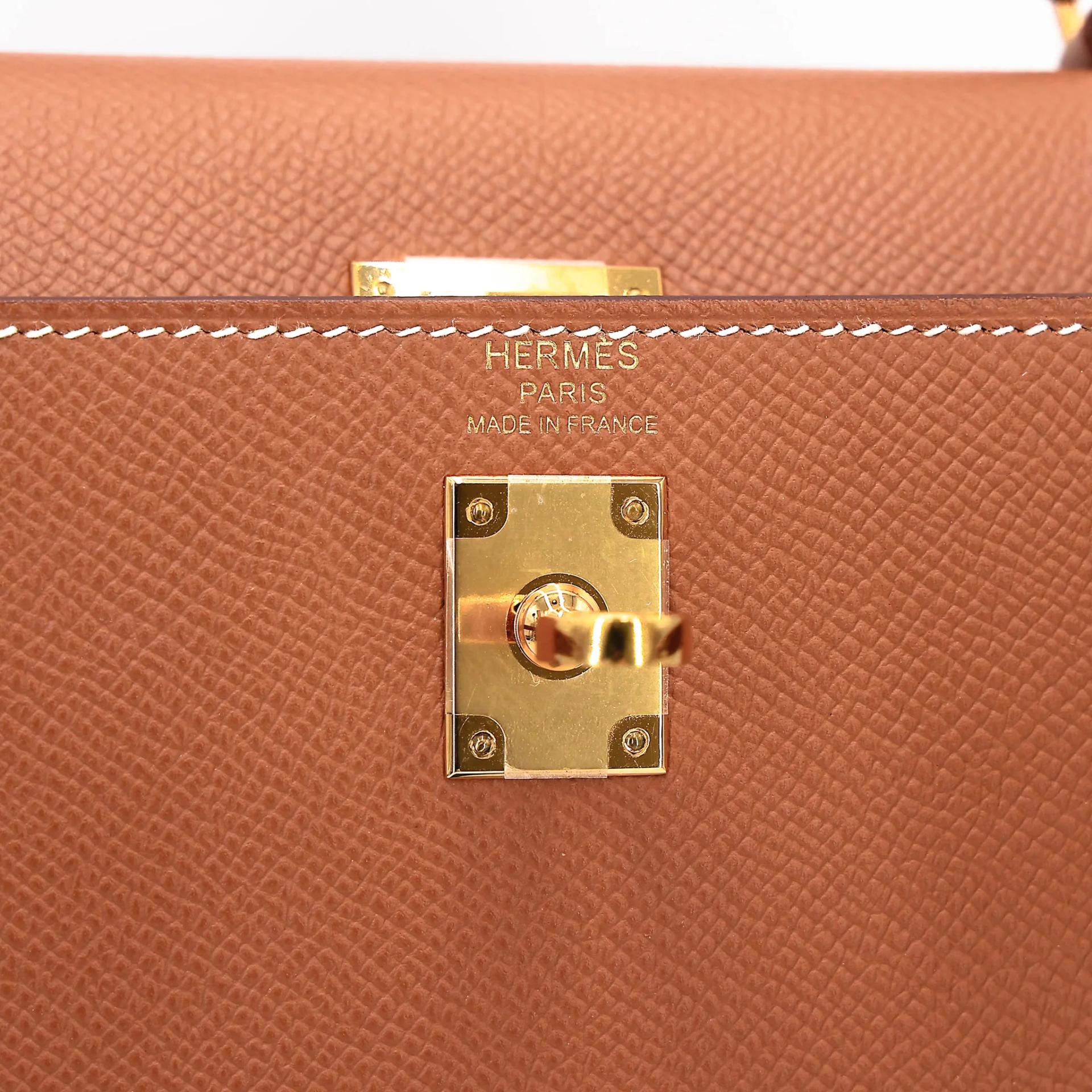 ランク SA HERMÈS エルメス ケリー25 セリエ ゴールド (37) エプソン ゴールド金具 Z刻印 (2021) - 20