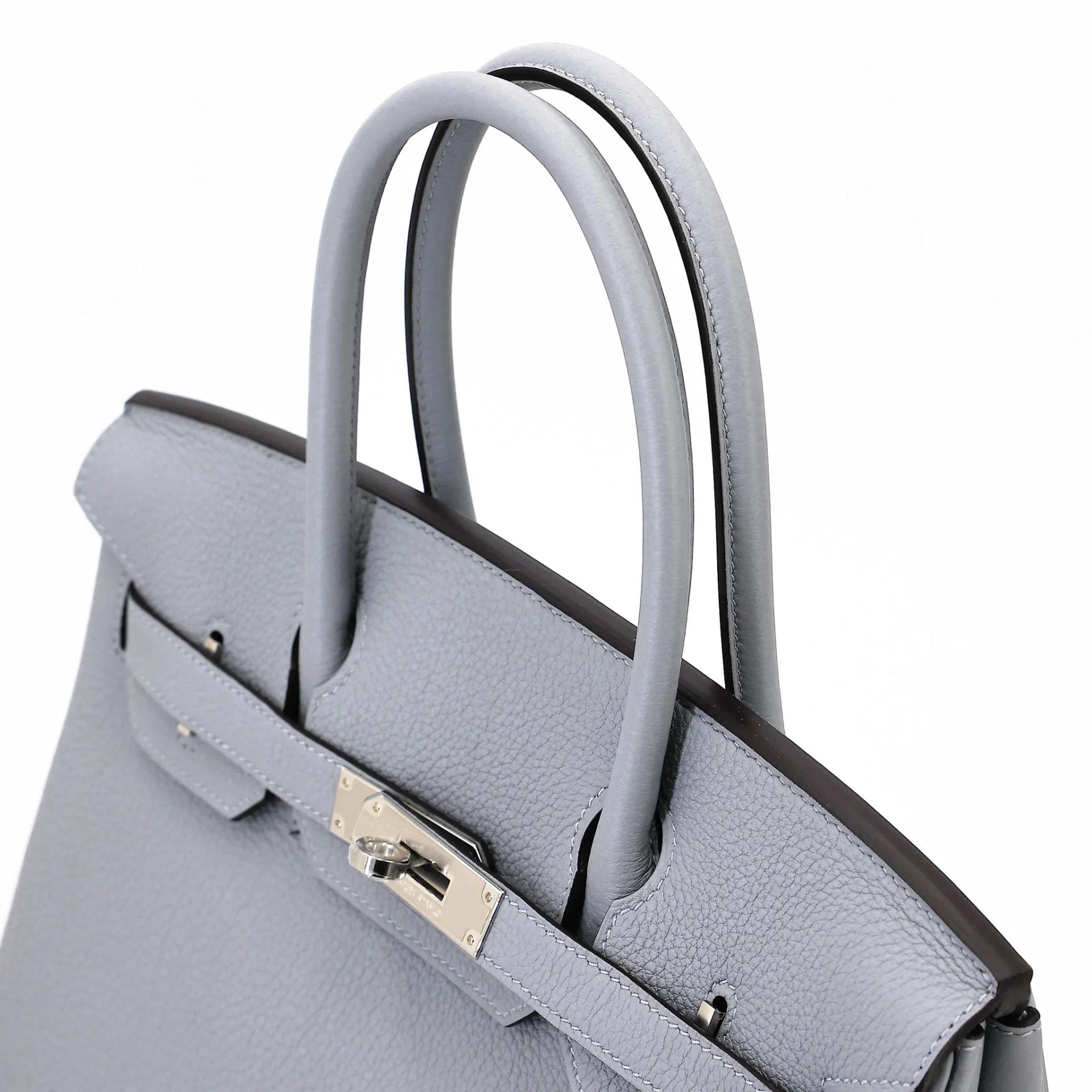 ランク N 新品 HERMÈS エルメス バーキン30 グリパンタン (P0) トゴ シルバー金具 K刻印 (2025) - 3