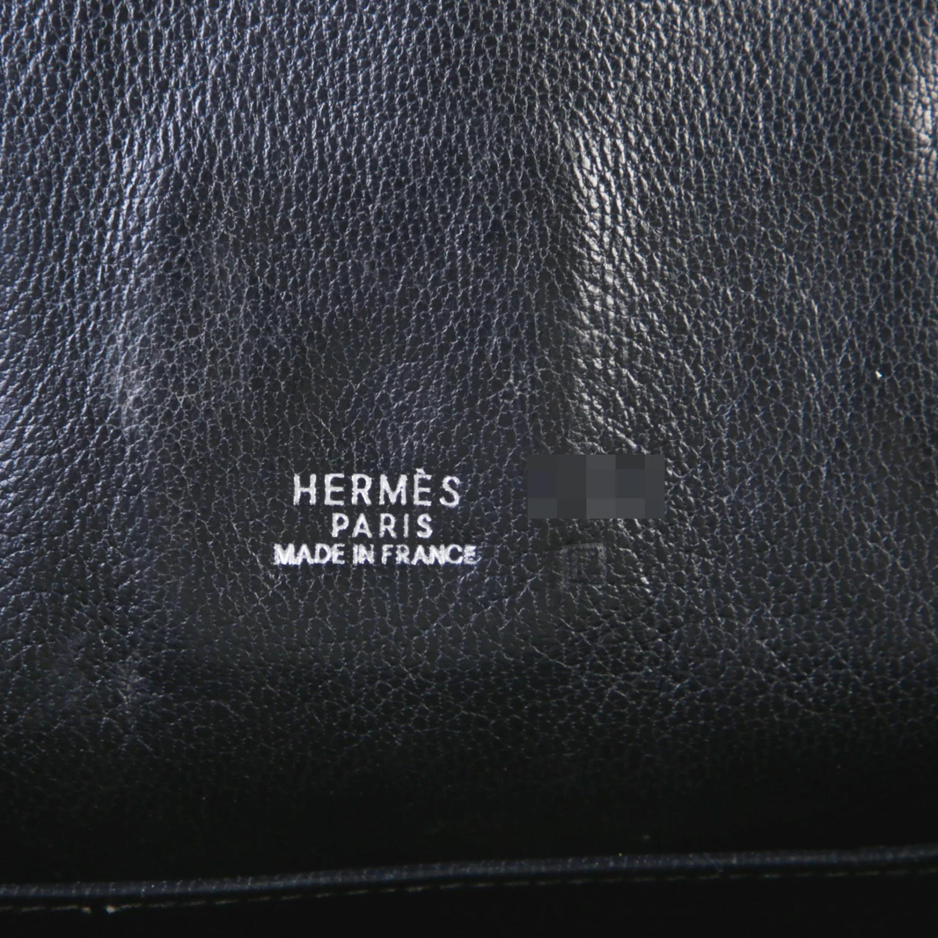 ランク AB HERMÈS エルメス 限定品 バーキン30 ブラック ホワイト ダルメシアン ブッフル シルバー金具 □F刻印 (2002) - 10