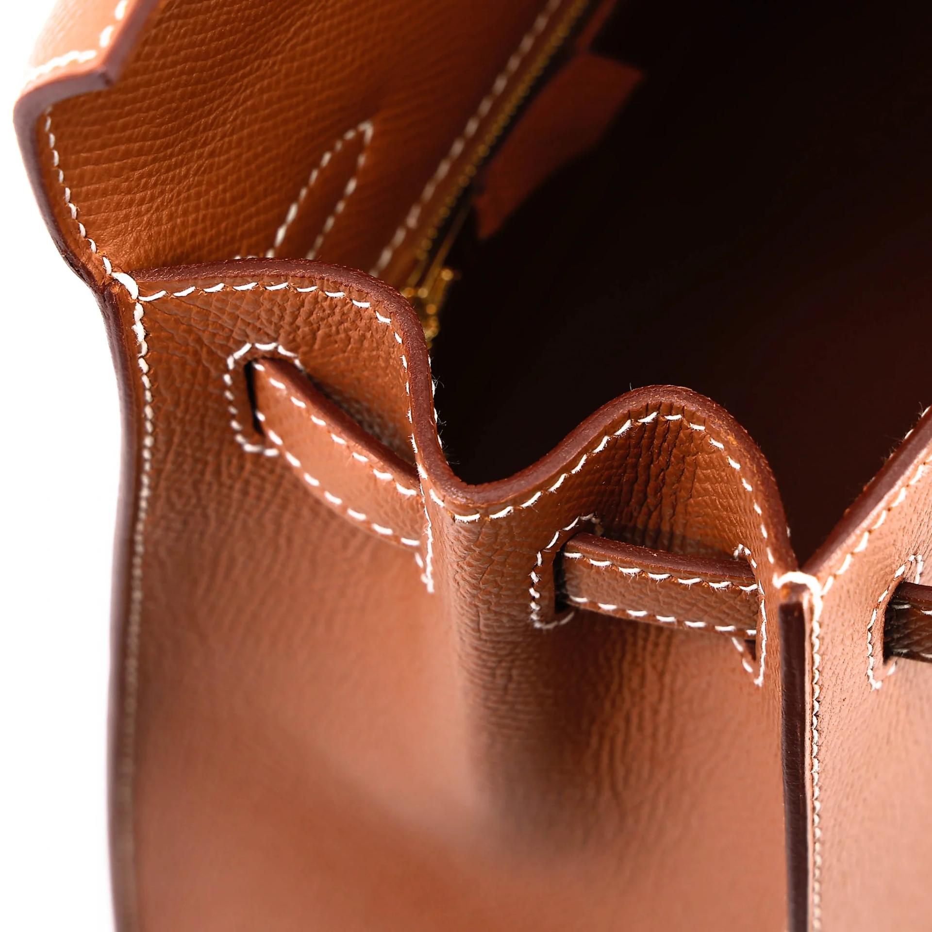 ランク SA HERMÈS エルメス ケリー25 セリエ ゴールド (37) エプソン ゴールド金具 Z刻印 (2021) - 25