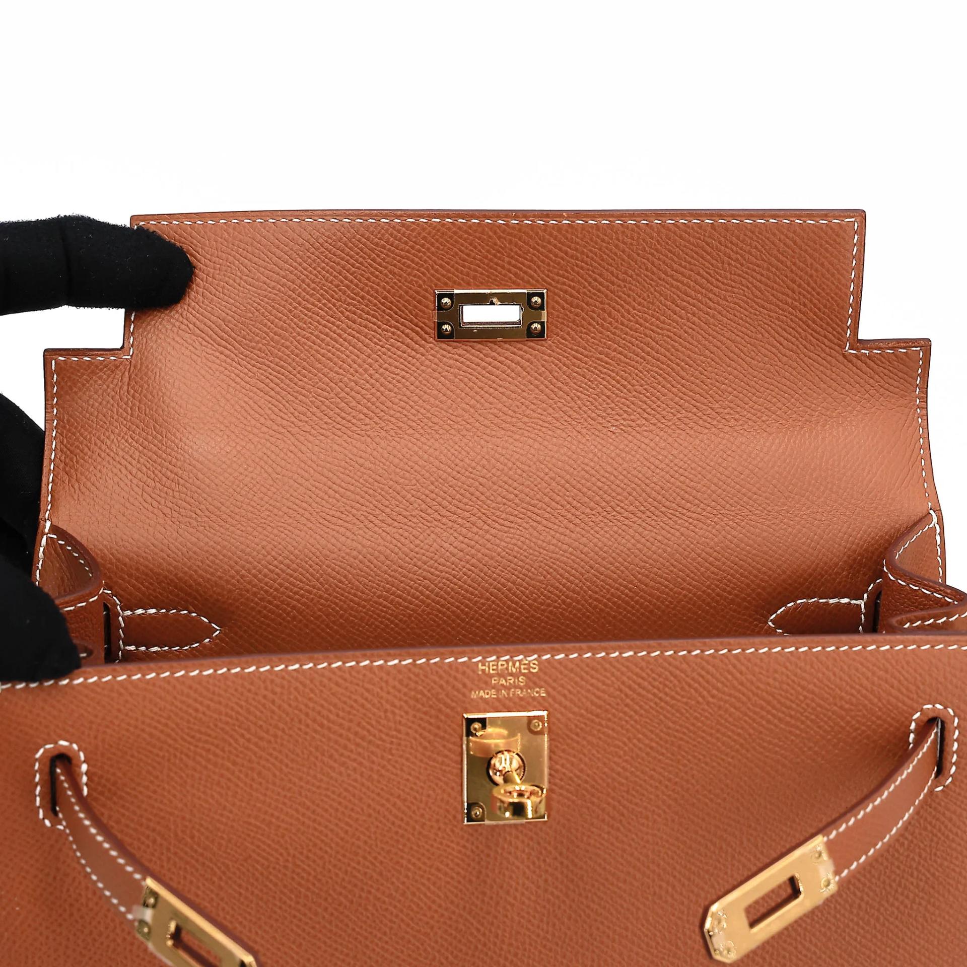 ランク SA HERMÈS エルメス ケリー25 セリエ ゴールド (37) エプソン ゴールド金具 Z刻印 (2021) - 19