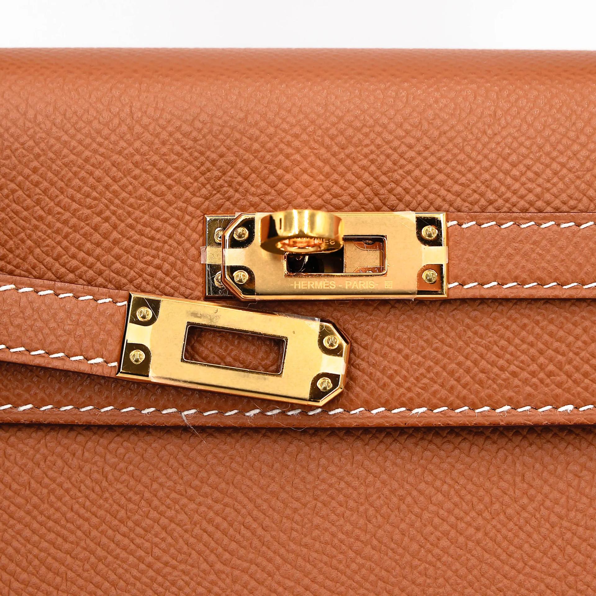 ランク SA HERMÈS エルメス ケリー25 セリエ ゴールド (37) エプソン ゴールド金具 Z刻印 (2021) - 14