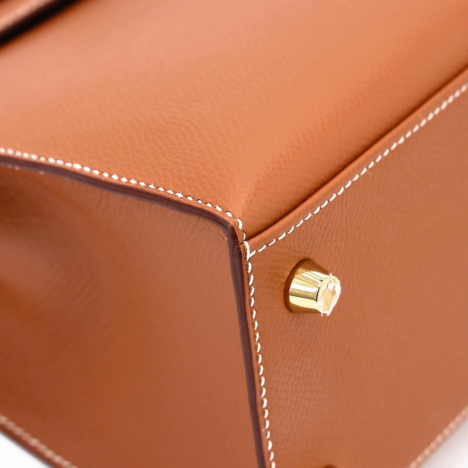 ランク SA HERMÈS エルメス ケリー25 セリエ ゴールド (37) エプソン ゴールド金具 Z刻印 (2021) - 11