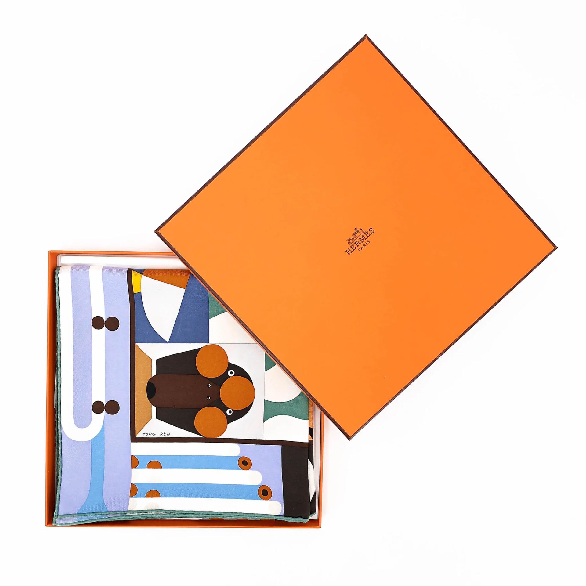 ランク N 新品 HERMÈS エルメス カレ90 マルチカラー シルク - 7