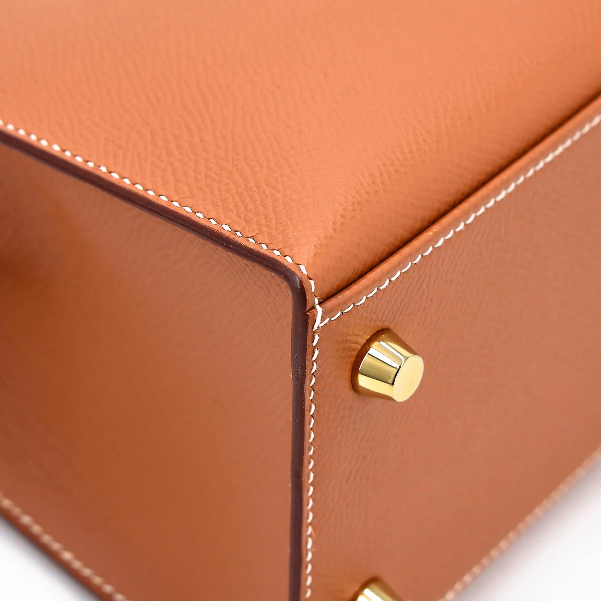 ランク SA HERMÈS エルメス ケリー25 セリエ ゴールド (37) エプソン ゴールド金具 Z刻印 (2021) - 13