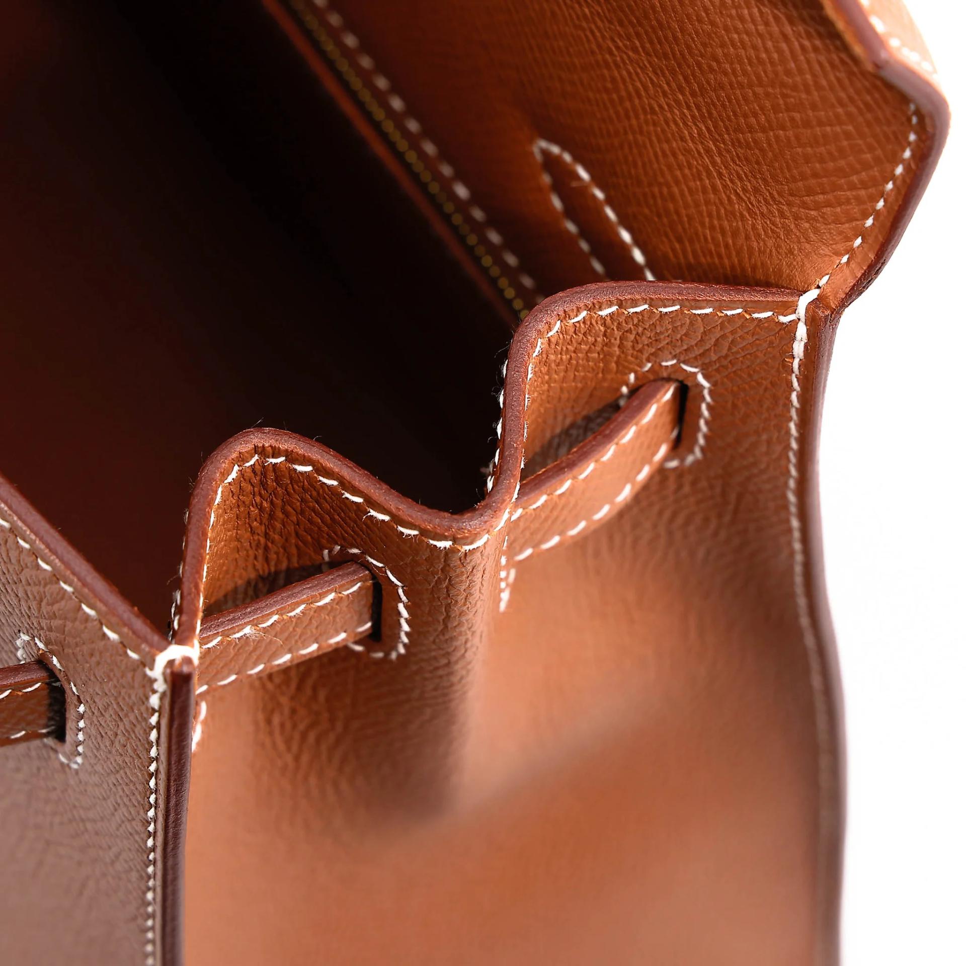 ランク SA HERMÈS エルメス ケリー25 セリエ ゴールド (37) エプソン ゴールド金具 Z刻印 (2021) - 24