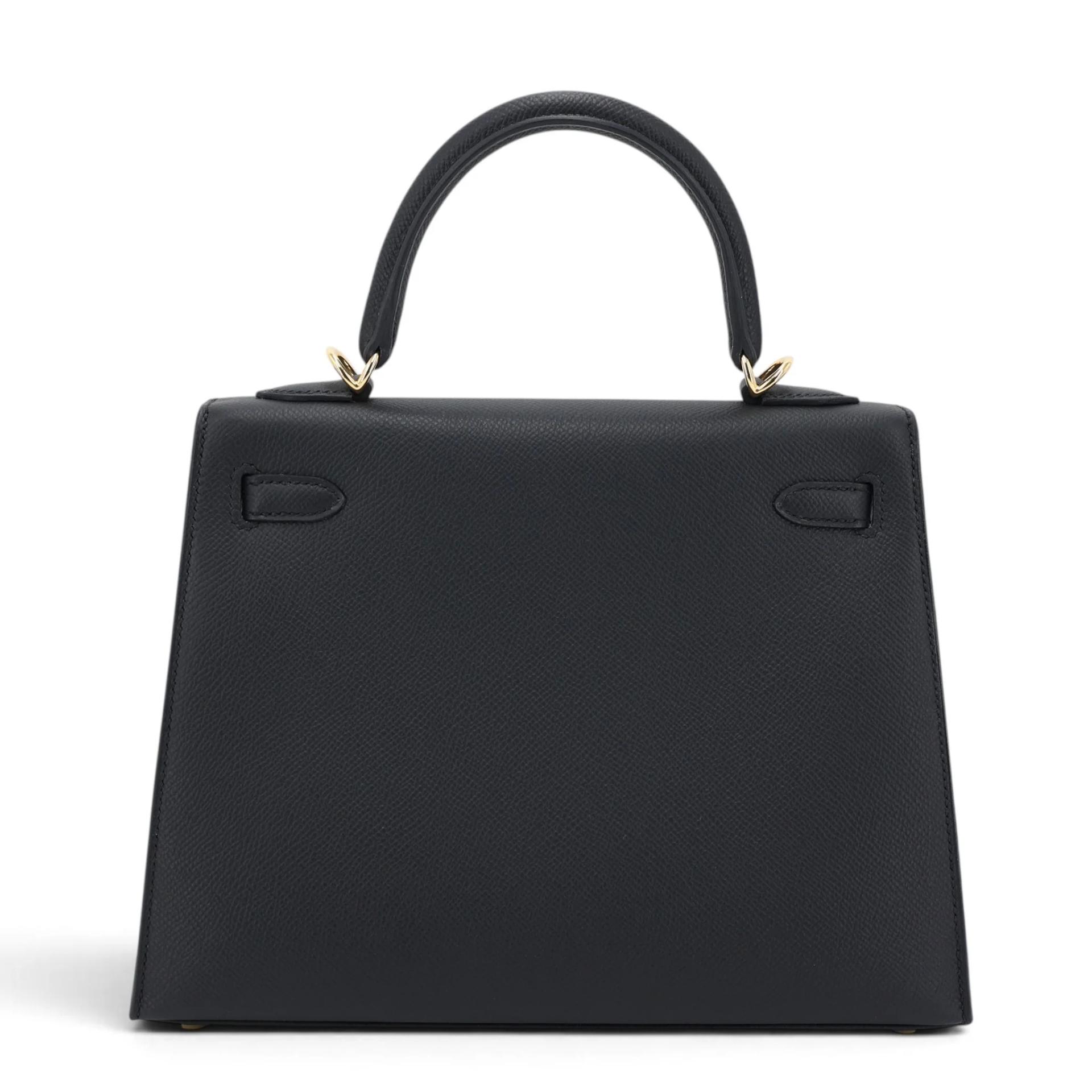 Kelly 25 外縫 89 黑色 Noir (Black)