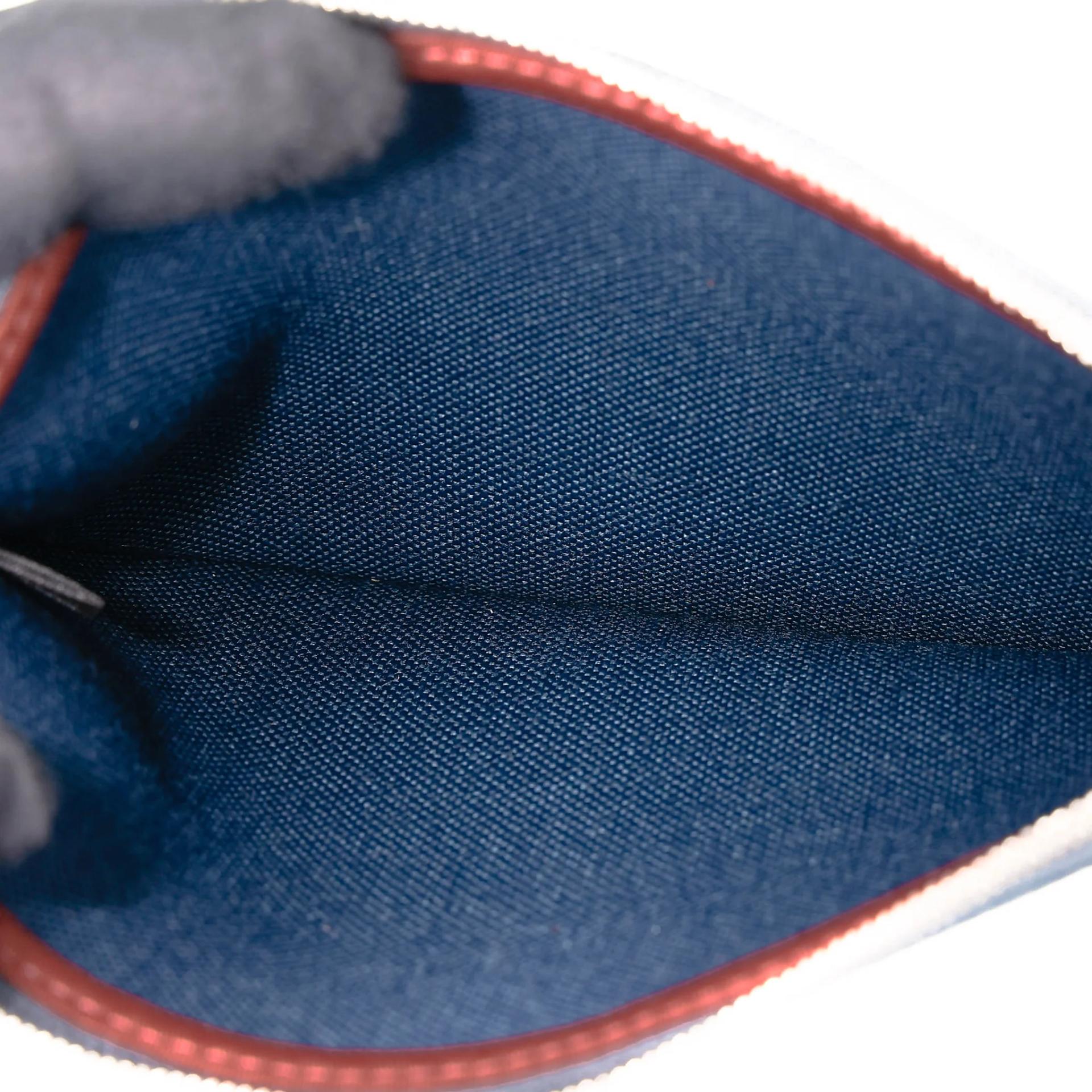 Very Good ( Rank A) HERMÈS Herbag PM Blue Marine (78) Rouge H (55) Vache Hunter Palladium hardware T (2015) - 27