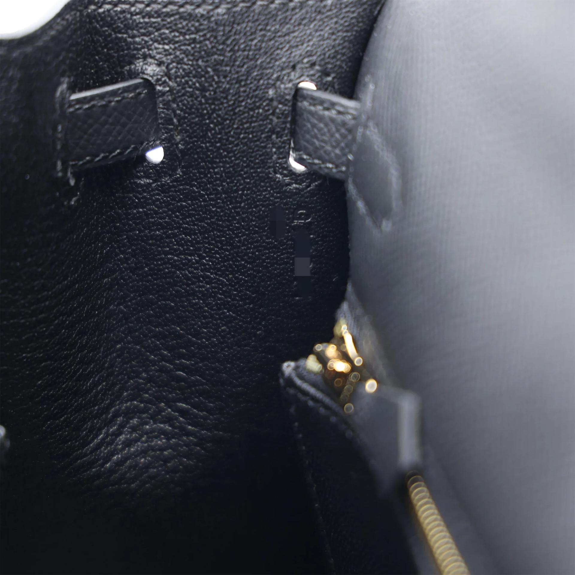 全新 HERMÈS 愛馬仕 Kelly 25 外縫 89 黑色 Noir (Black) Epsom牛皮 金扣 G刻 2026年 - 16