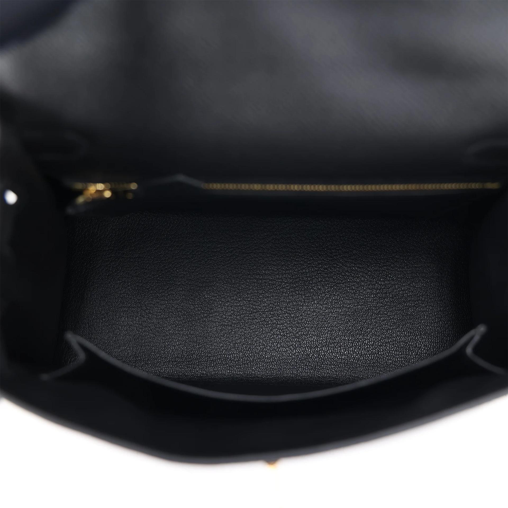 全新 HERMÈS 愛馬仕 Kelly 25 外縫 89 黑色 Noir (Black) Epsom牛皮 金扣 G刻 2026年 - 11