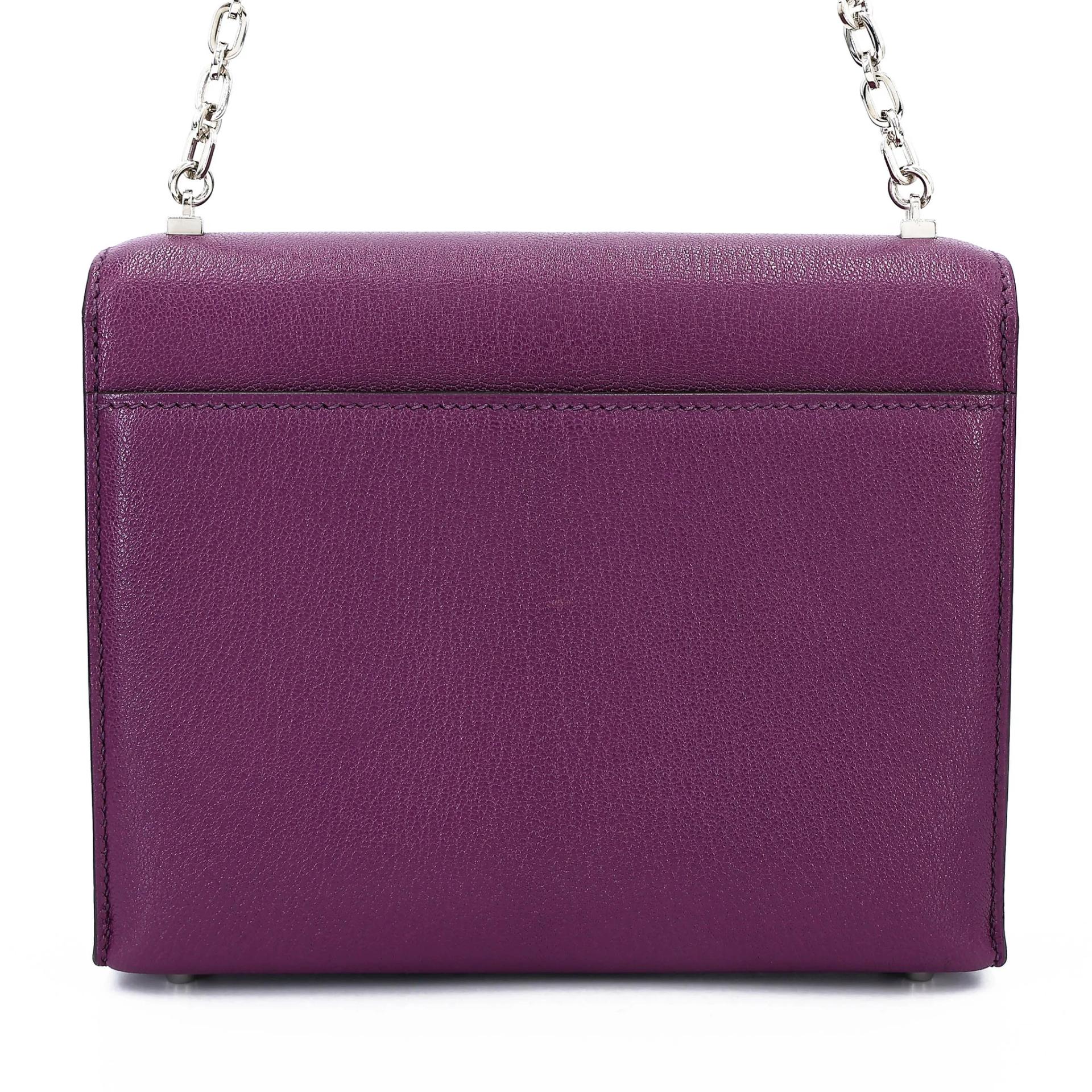 Very Good ( Rank A) HERMÈS Verrou Mini Anemone (P9) Chamkila Palladium hardware Y (2020) - 2