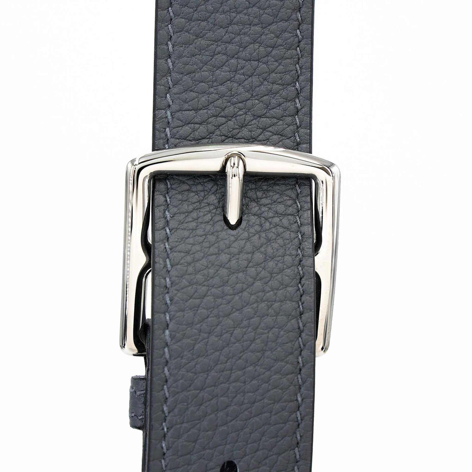 Brand New ( Rank N ) HERMÈS Kelly Messenger PM Gris misty (H0) Togo Palladium hardware G (2026) - 4