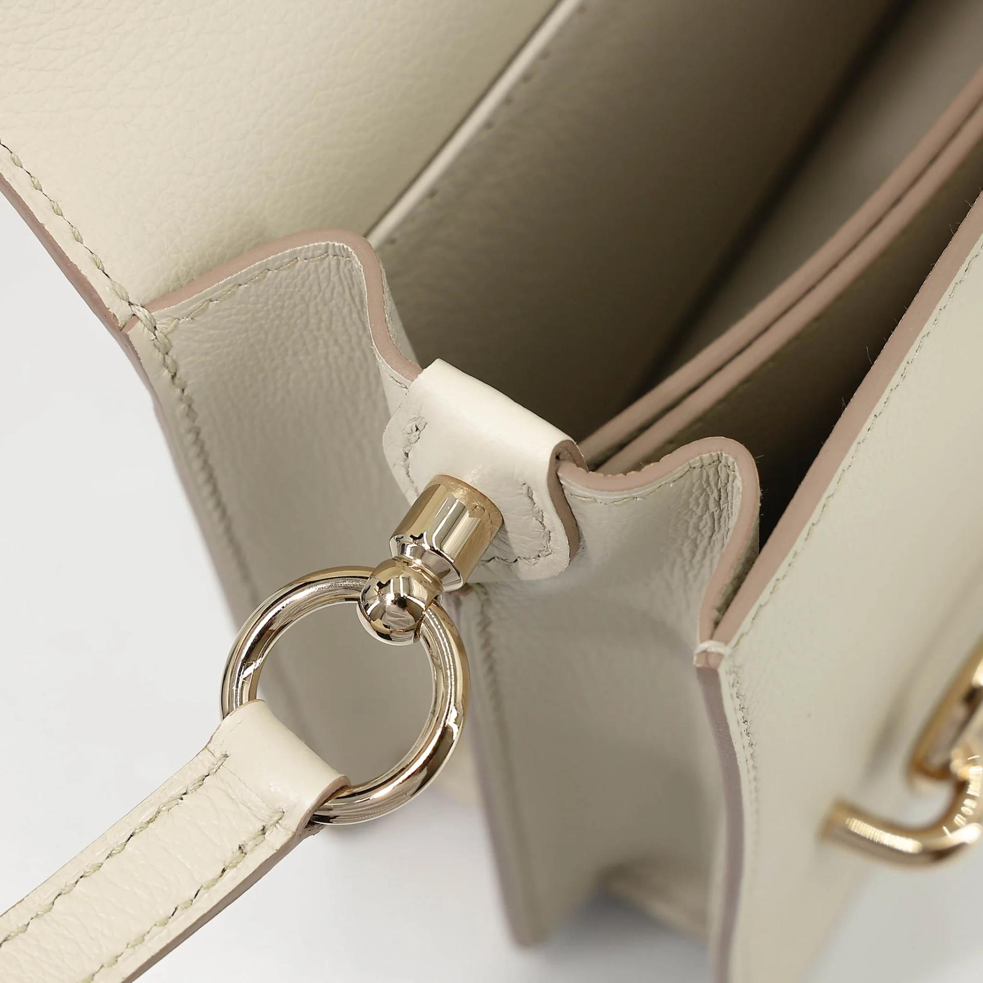 Unused ( Rank NS ) HERMÈS Roulis Mini Beton (8L) Evercolor Permabrass hardware U (2022) - 13