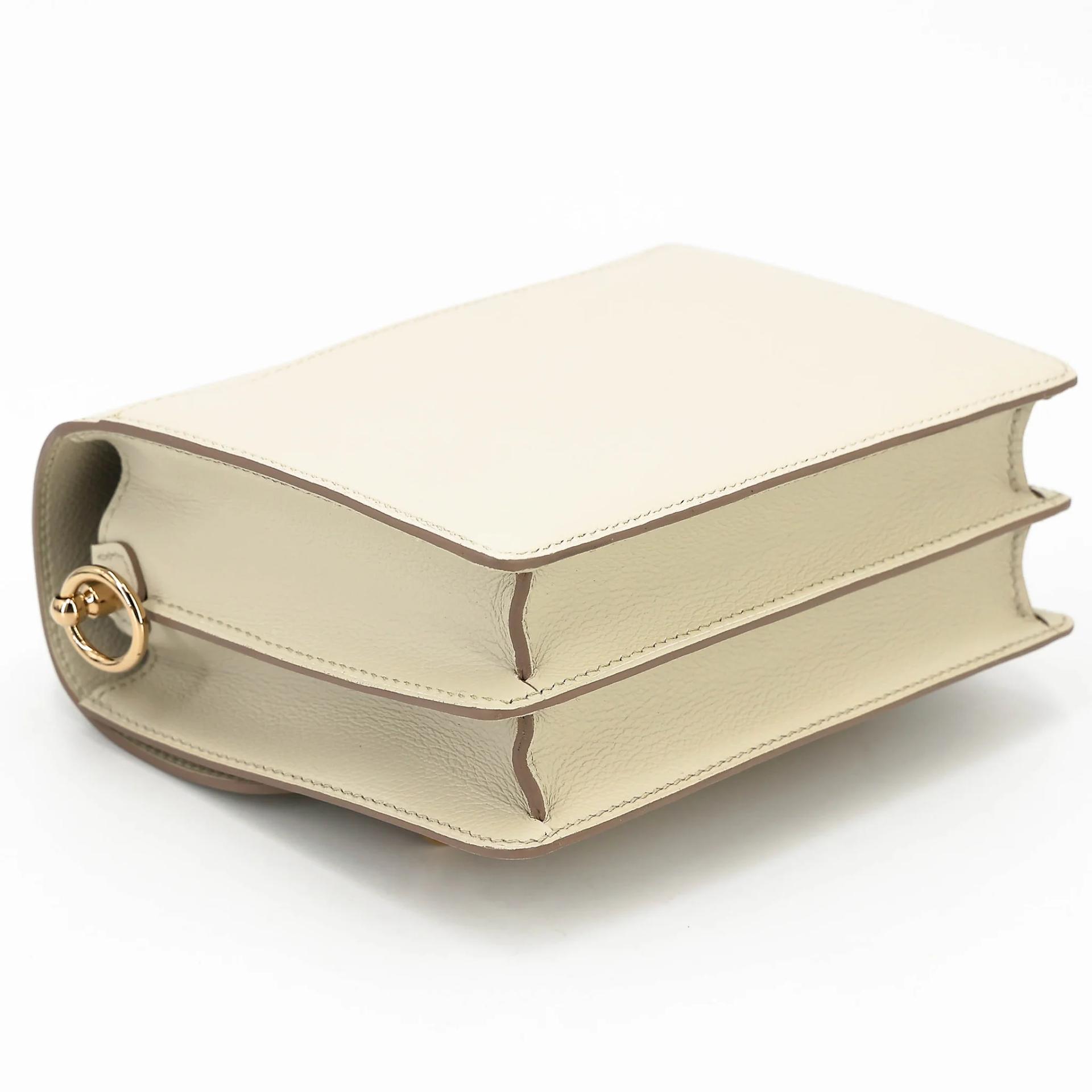 Unused ( Rank NS ) HERMÈS Roulis Mini Beton (8L) Evercolor Permabrass hardware U (2022) - 7