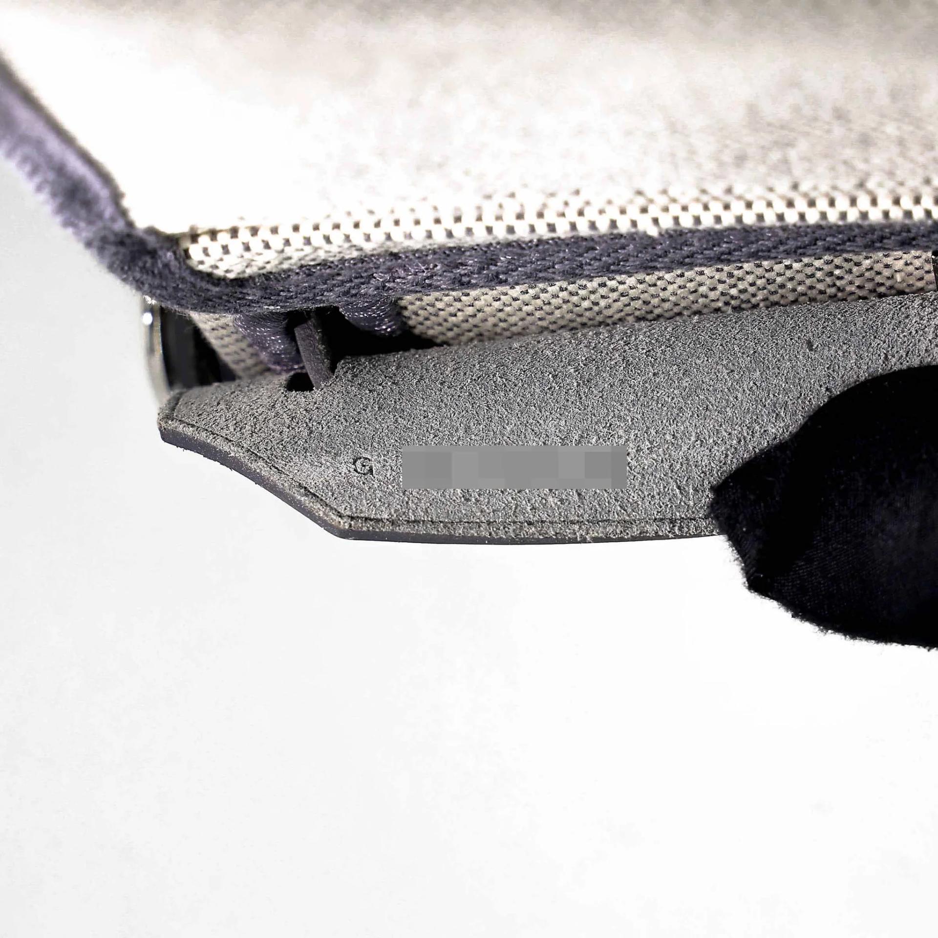 Brand New ( Rank N ) HERMÈS Herbag Mini TPM Ardoise (85) Vache Hunter Toile H canvas Palladium hardware G (2026) - 14