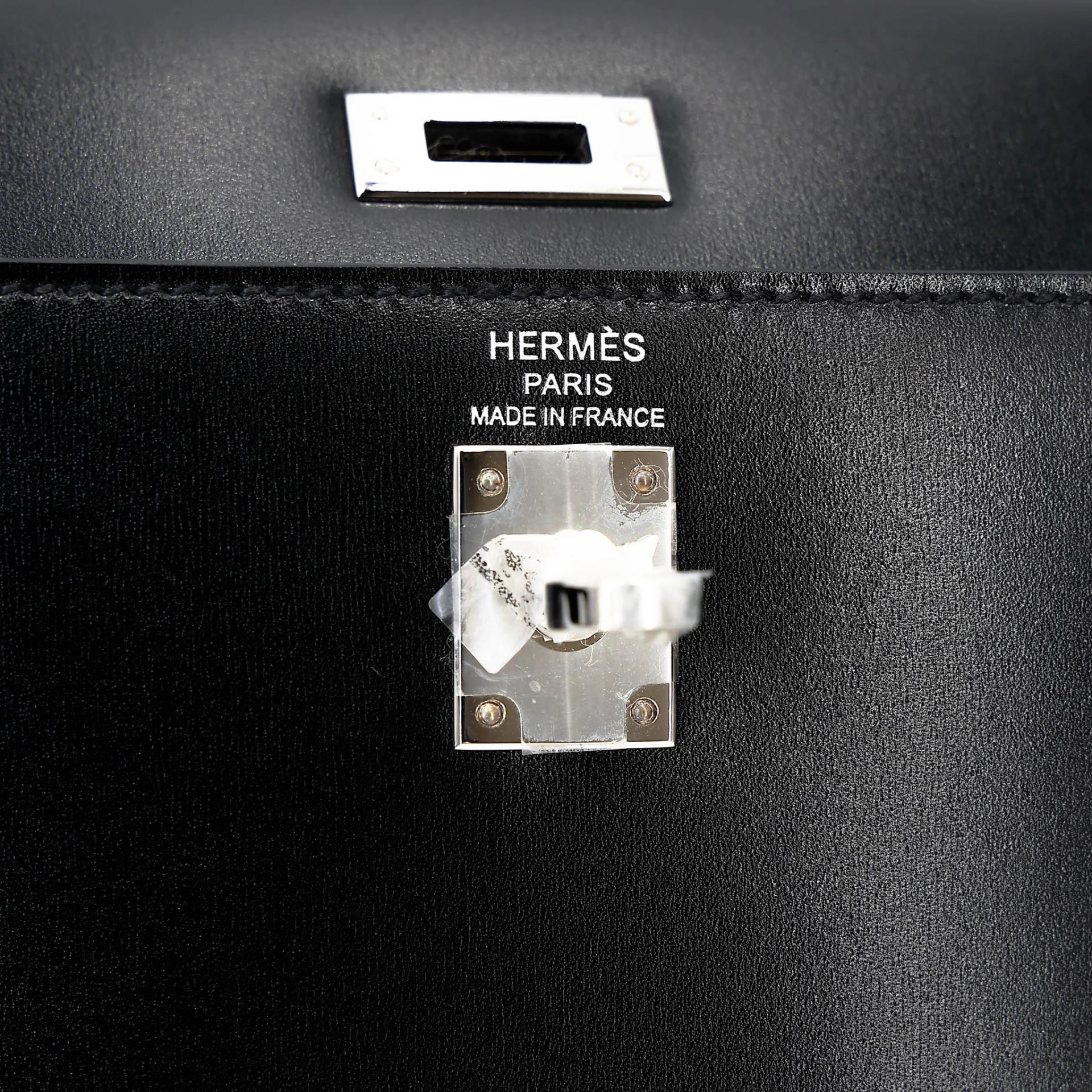 ランク A HERMÈS エルメス ミニリンディ ヴェルソ ナタ (I2) セサミ (2S) スイフト シルバー金具 B刻印 (2023) - 34