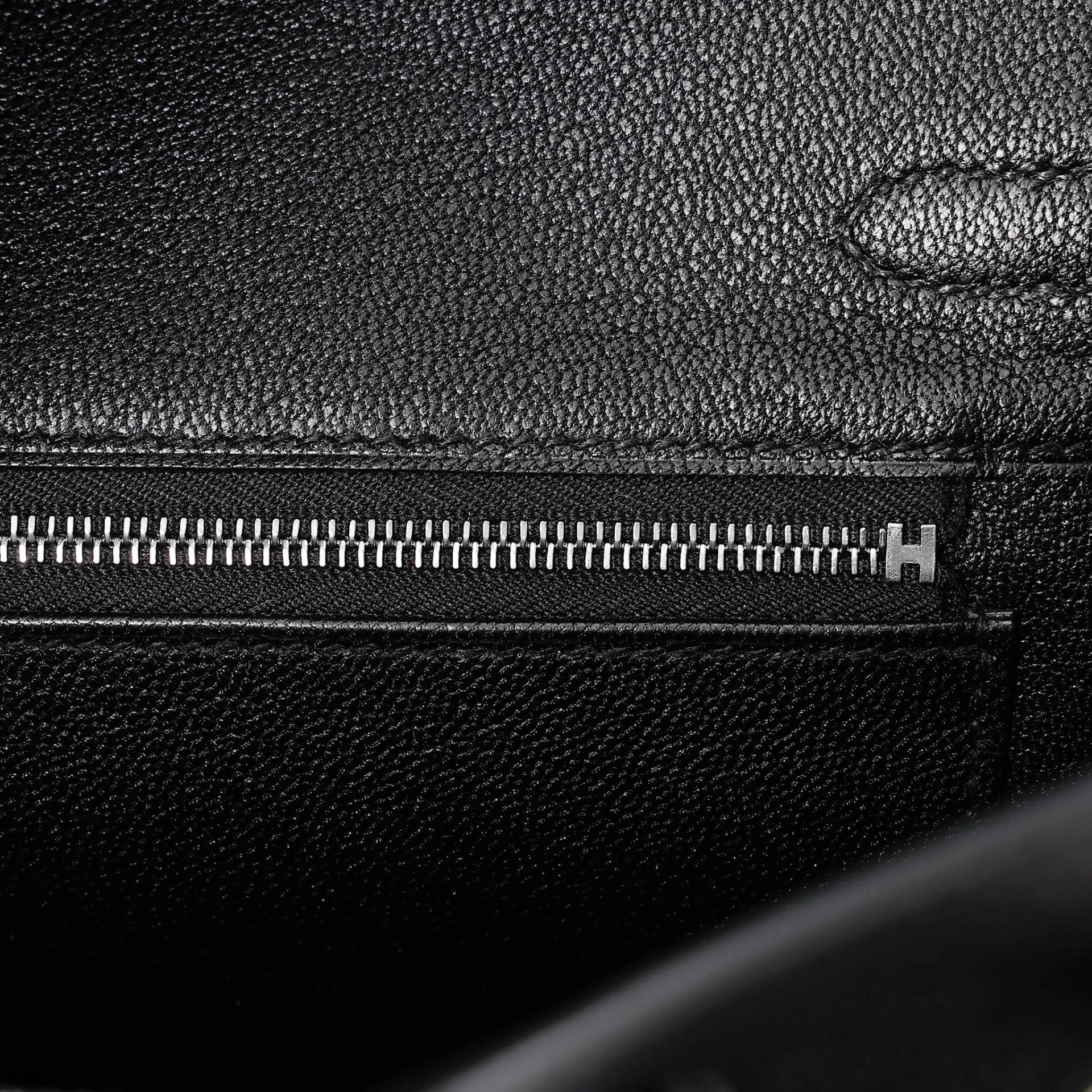 Brand New ( Rank N ) HERMÈS Birkin 25 Noir (89) Togo Palladium hardware G (2026) - 12