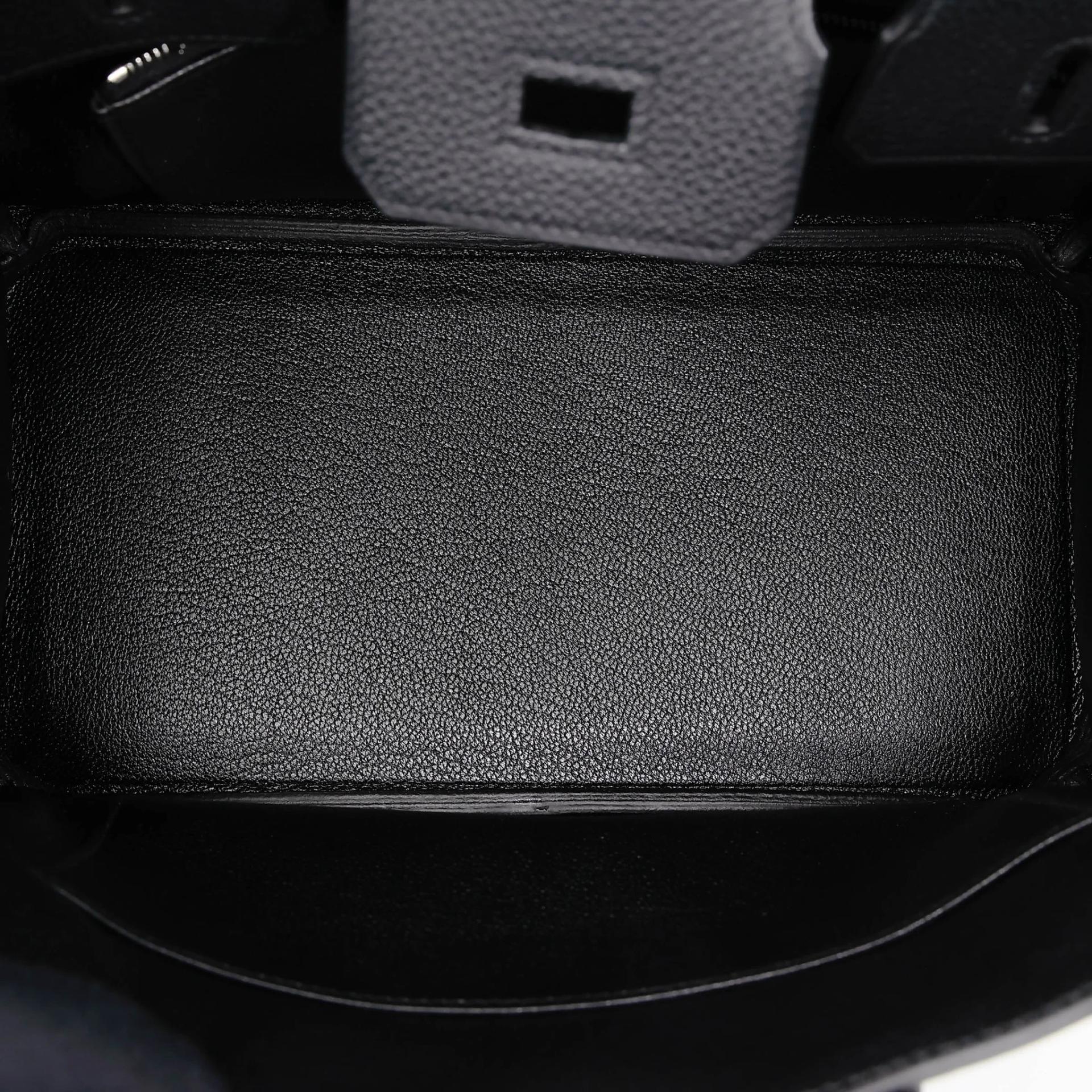 Brand New ( Rank N ) HERMÈS Birkin 25 Noir (89) Togo Palladium hardware G (2026) - 16