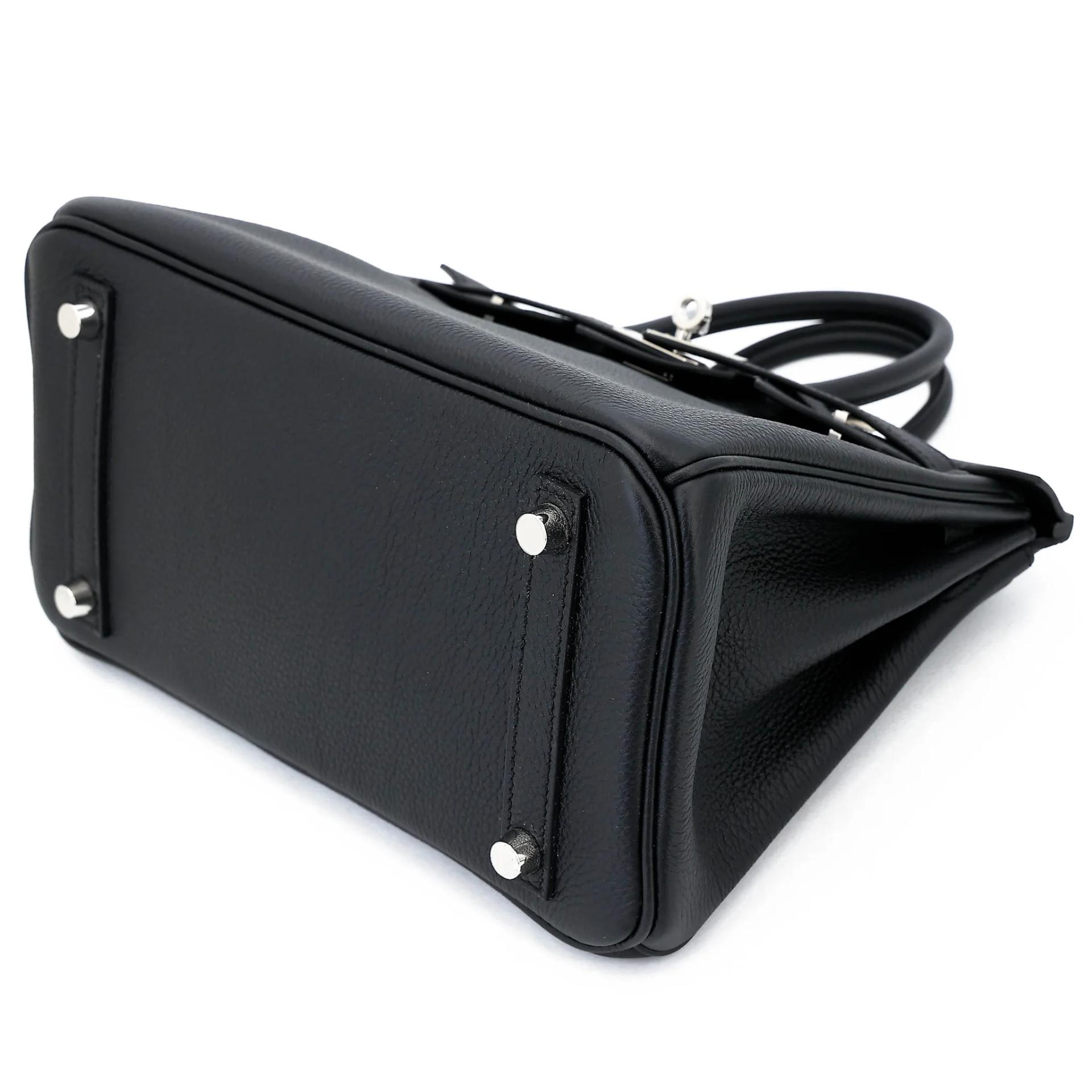 Brand New ( Rank N ) HERMÈS Birkin 25 Noir (89) Togo Palladium hardware G (2026) - 4