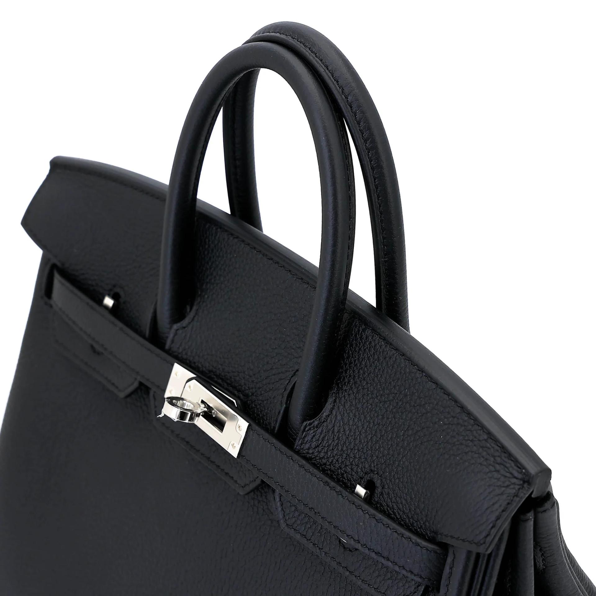 Brand New ( Rank N ) HERMÈS Birkin 25 Noir (89) Togo Palladium hardware G (2026) - 3