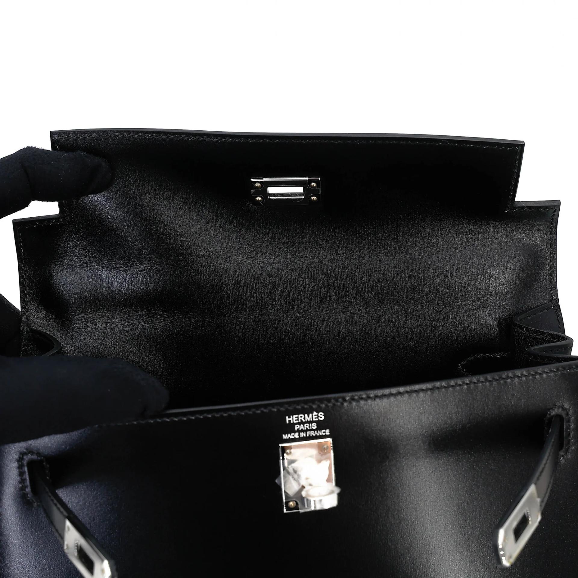 ランク A HERMÈS エルメス ミニリンディ ヴェルソ ナタ (I2) セサミ (2S) スイフト シルバー金具 B刻印 (2023) - 33