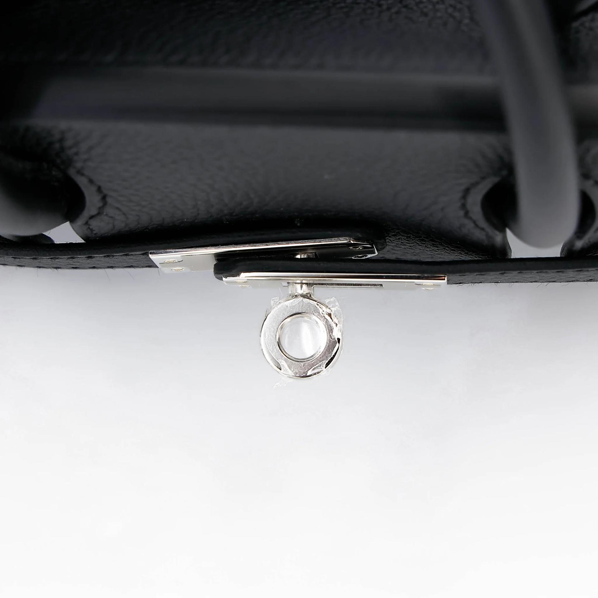 Brand New ( Rank N ) HERMÈS Birkin 25 Noir (89) Togo Palladium hardware G (2026) - 9