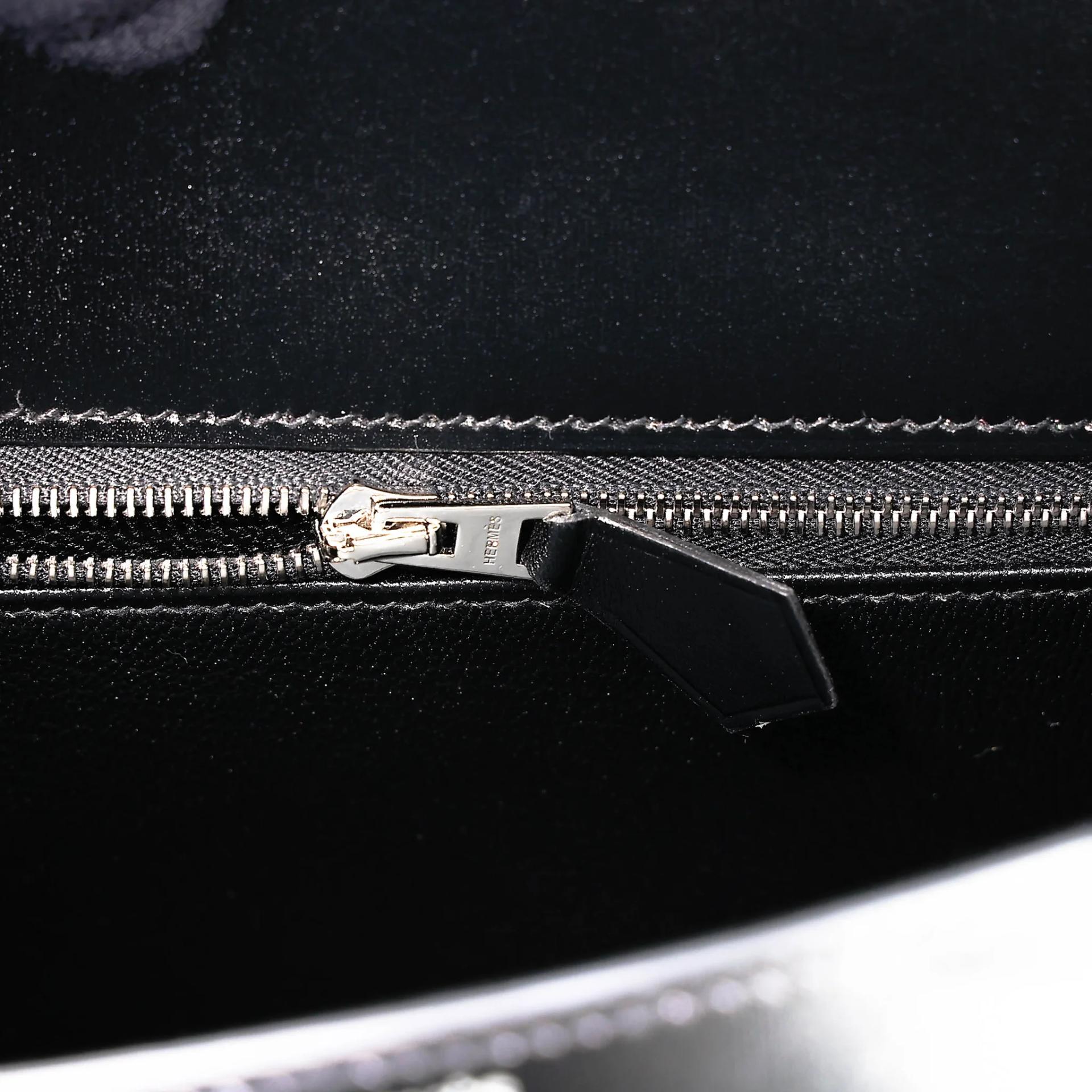 ランク A HERMÈS エルメス ミニリンディ ヴェルソ ナタ (I2) セサミ (2S) スイフト シルバー金具 B刻印 (2023) - 35
