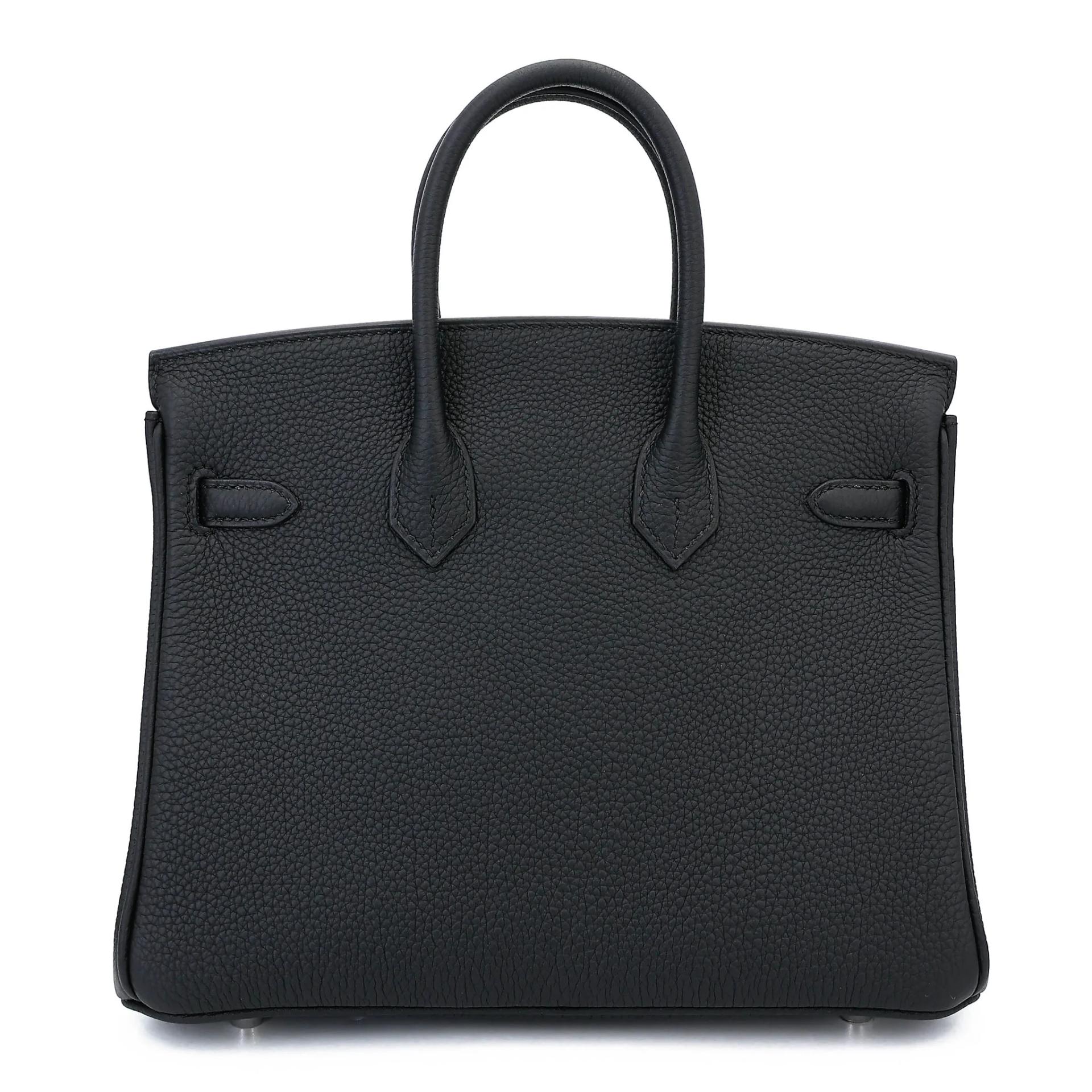 Brand New ( Rank N ) HERMÈS Birkin 25 Noir (89) Togo Palladium hardware G (2026) - 2