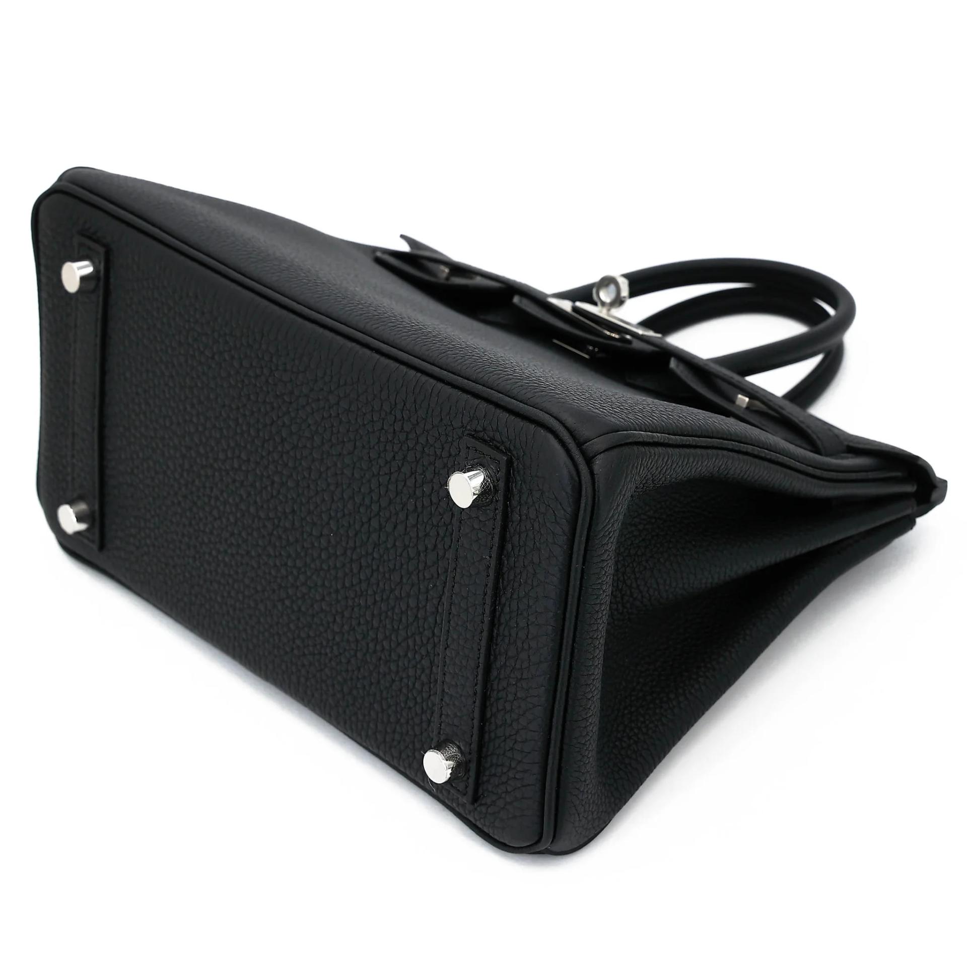 Brand New ( Rank N ) HERMÈS Birkin 25 Noir (89) Togo Palladium hardware G (2026) - 4