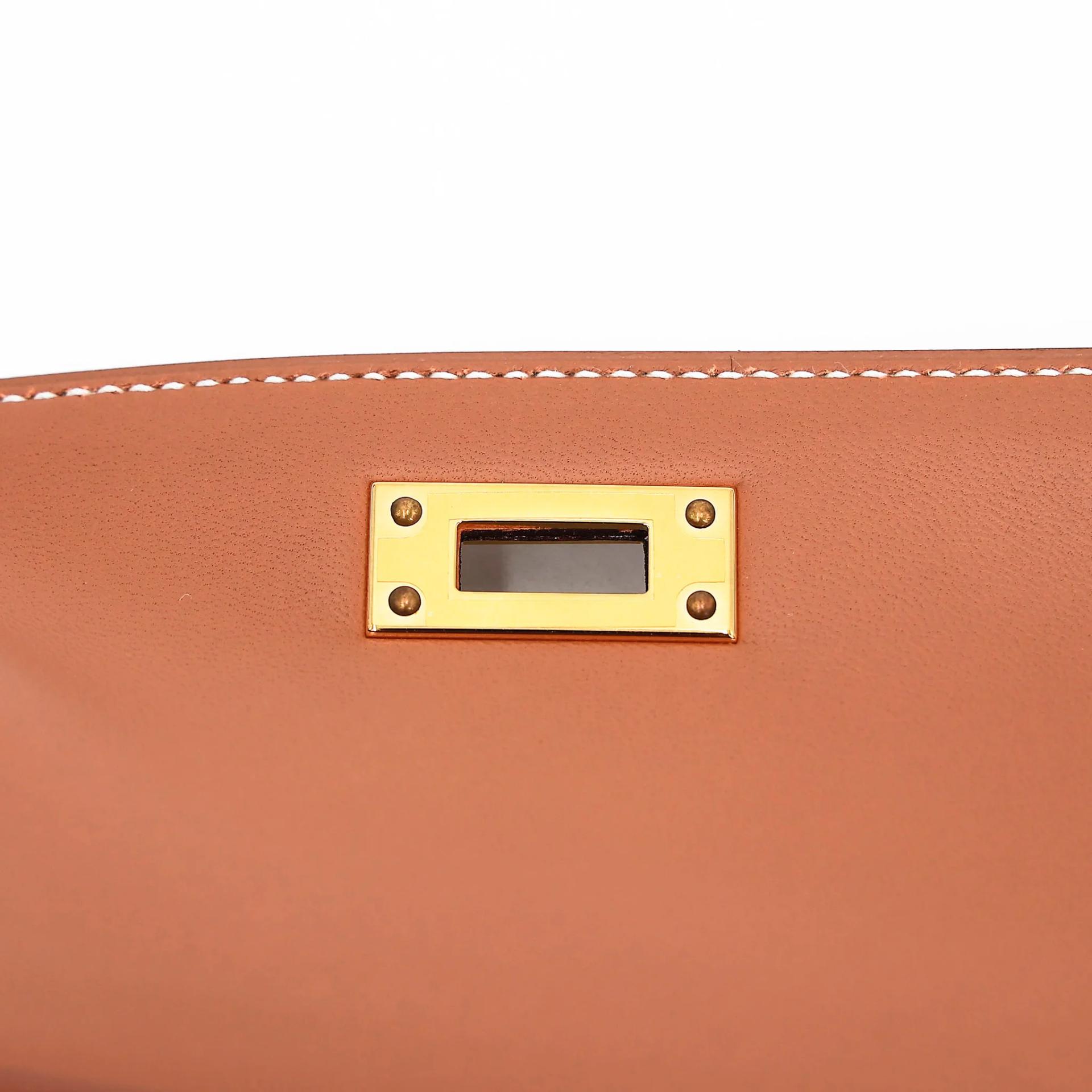 Unused ( Rank NS ) HERMÈS Kelly Elan Gold (37) Madame Gold hardware B (2023) - 11