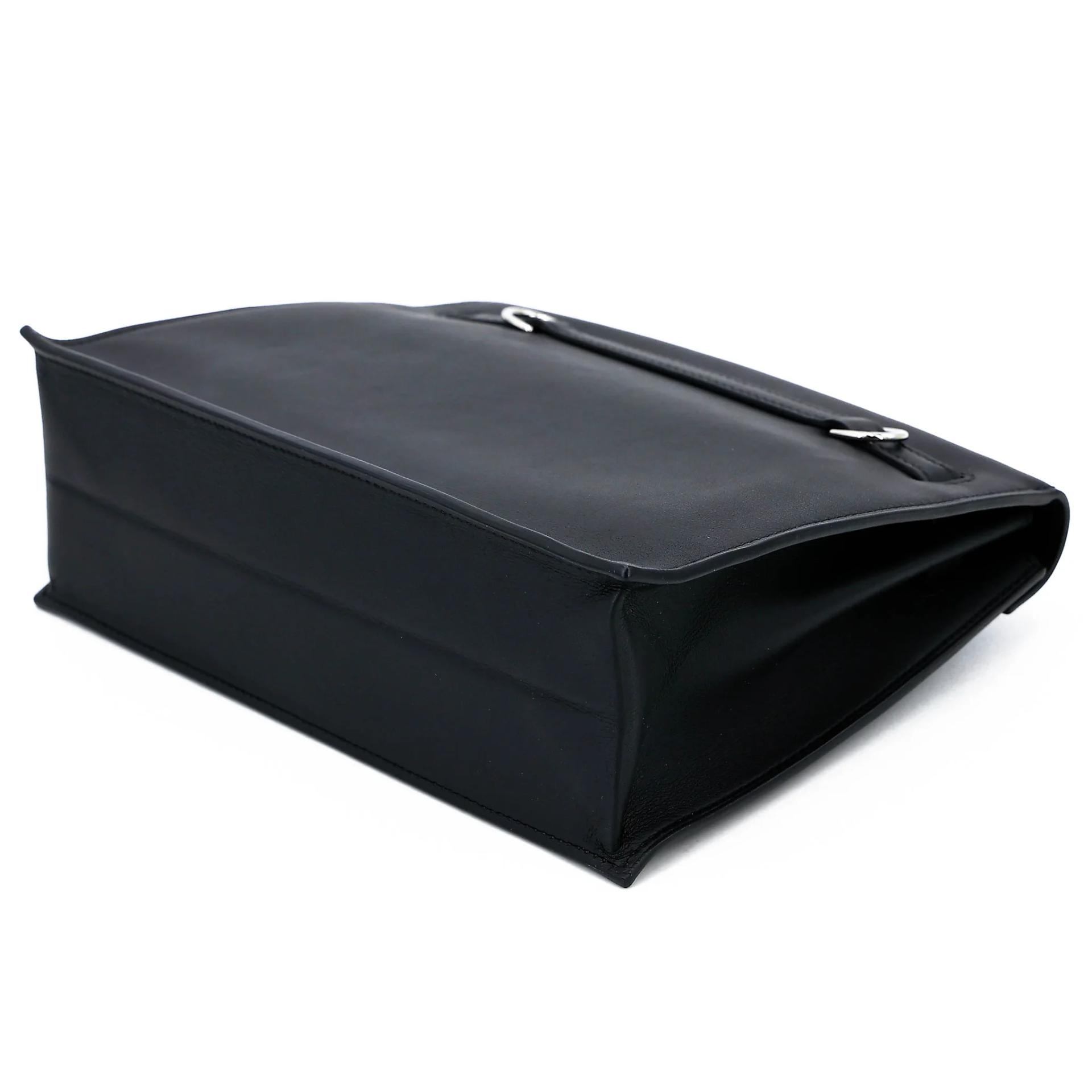 Excellent ( Rank SA ) HERMÈS Kelly Danse Noir (89) Swift Palladium hardware B (2023) - 5