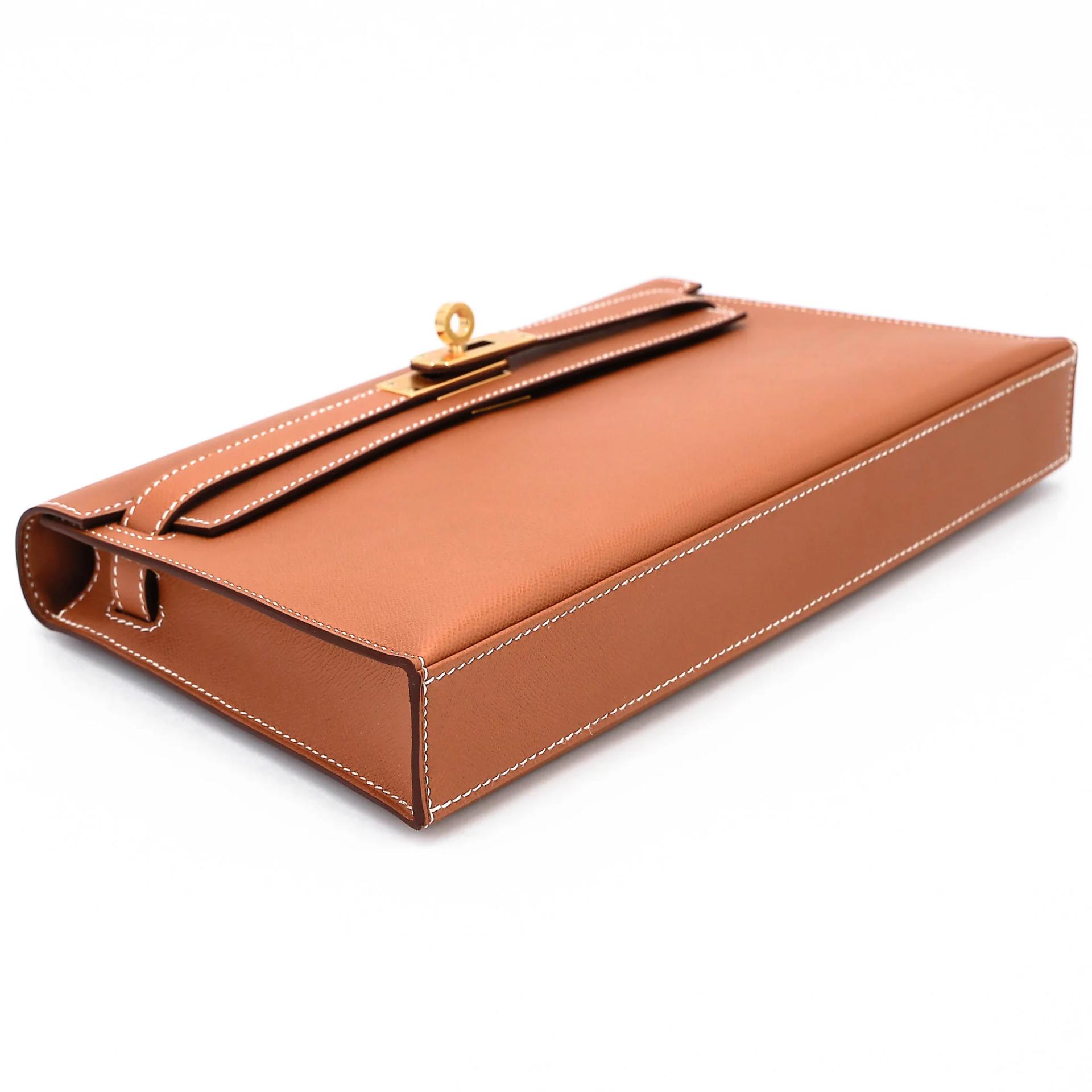 Unused ( Rank NS ) HERMÈS Kelly Elan Gold (37) Madame Gold hardware B (2023) - 5