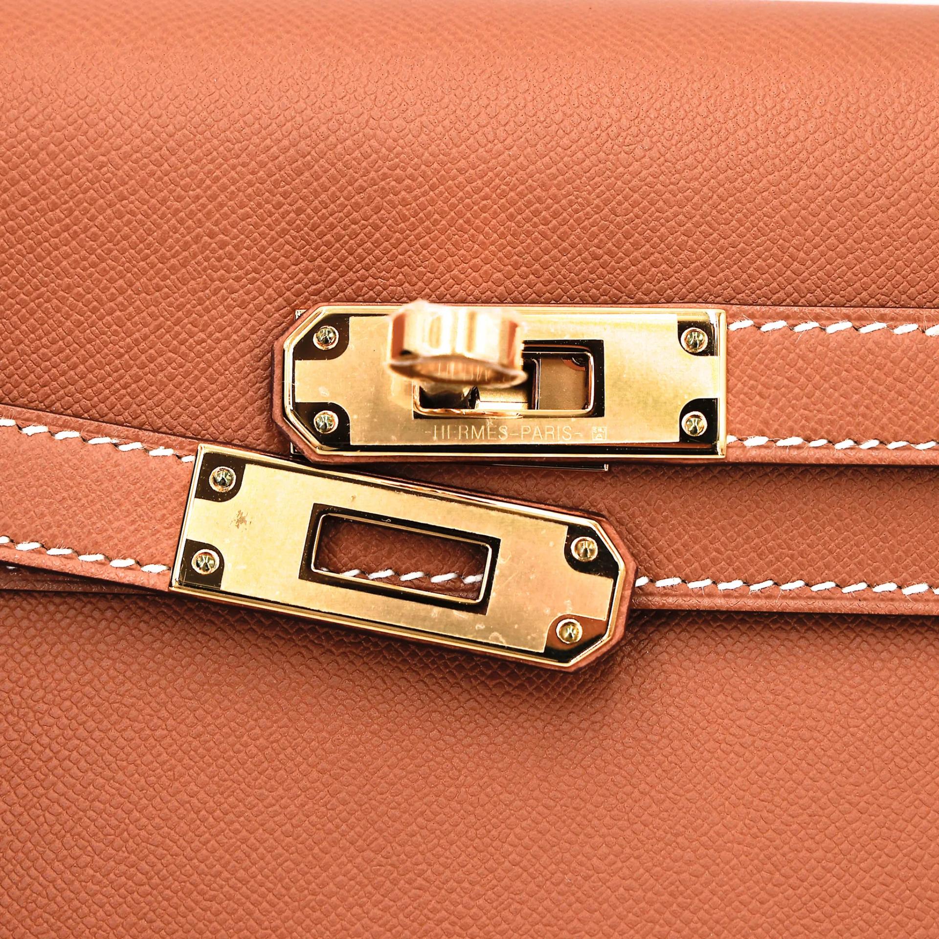 Unused ( Rank NS ) HERMÈS Kelly Elan Gold (37) Madame Gold hardware B (2023) - 8