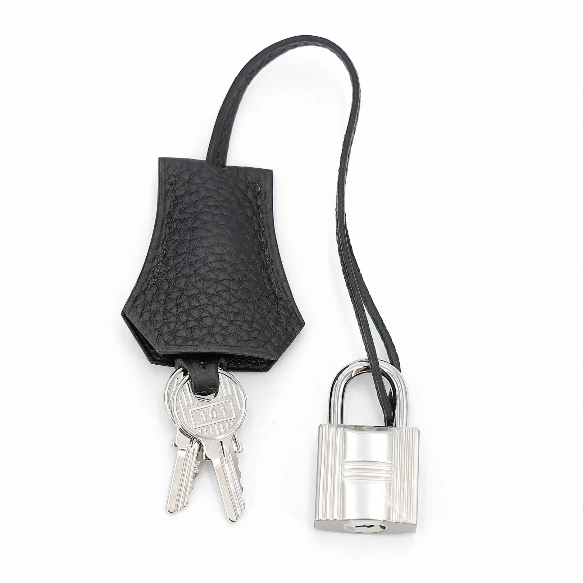 Brand New ( Rank N ) HERMÈS Birkin 25 Noir (89) Togo Palladium hardware G (2026) - 16